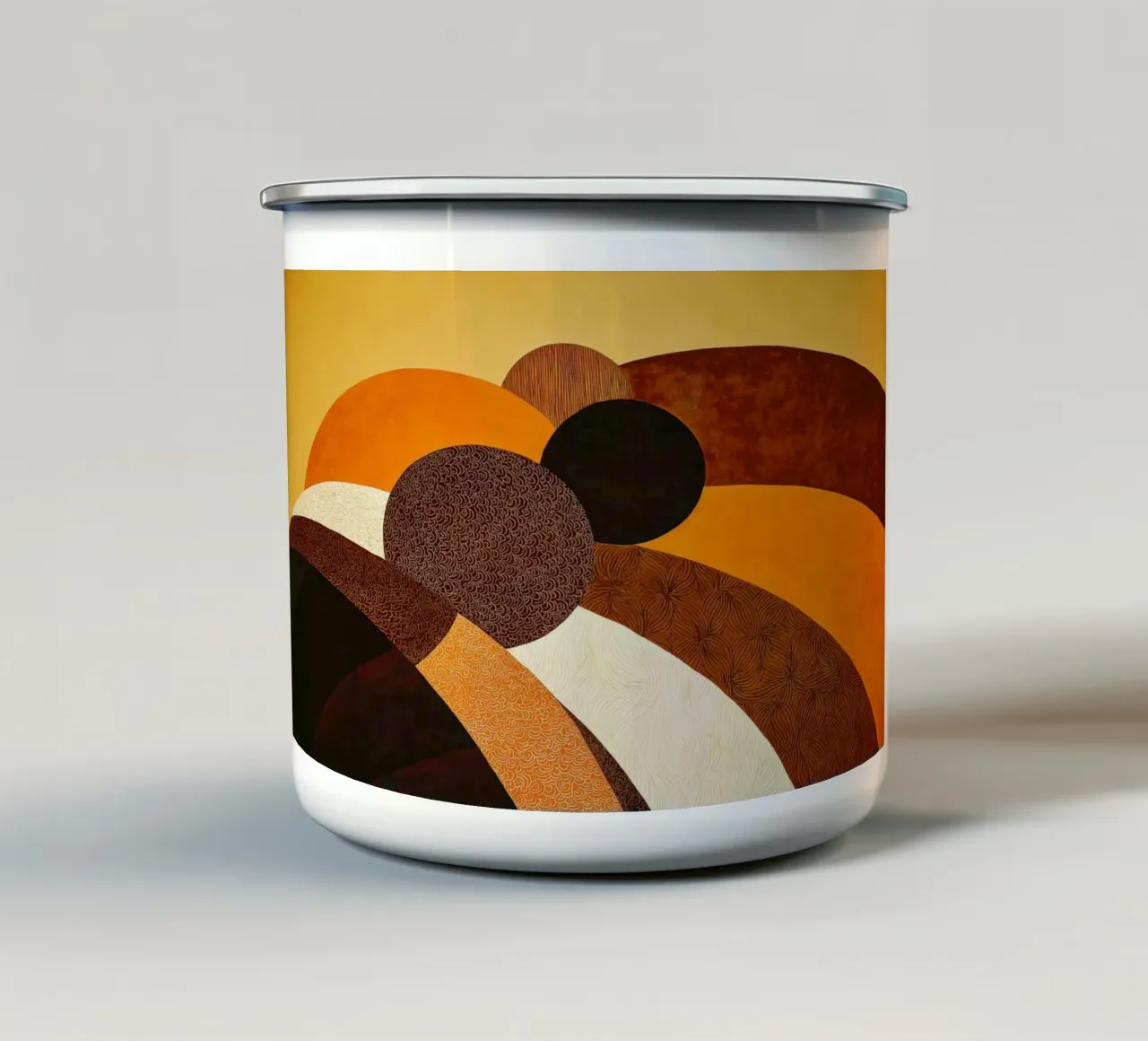 Afrika astratto tazza in smalto da Pictura