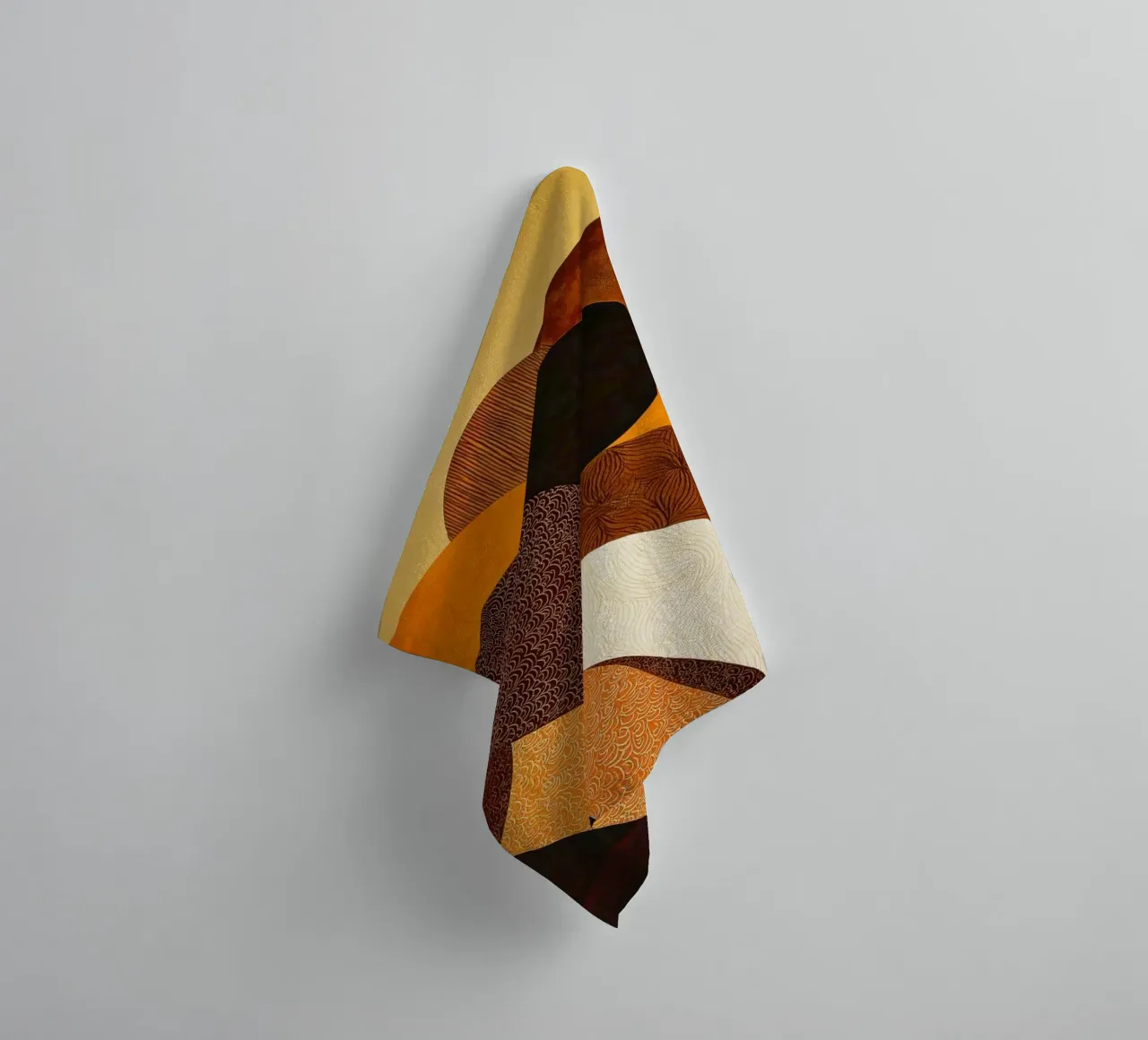 Abstract Afrika towel by Pictura