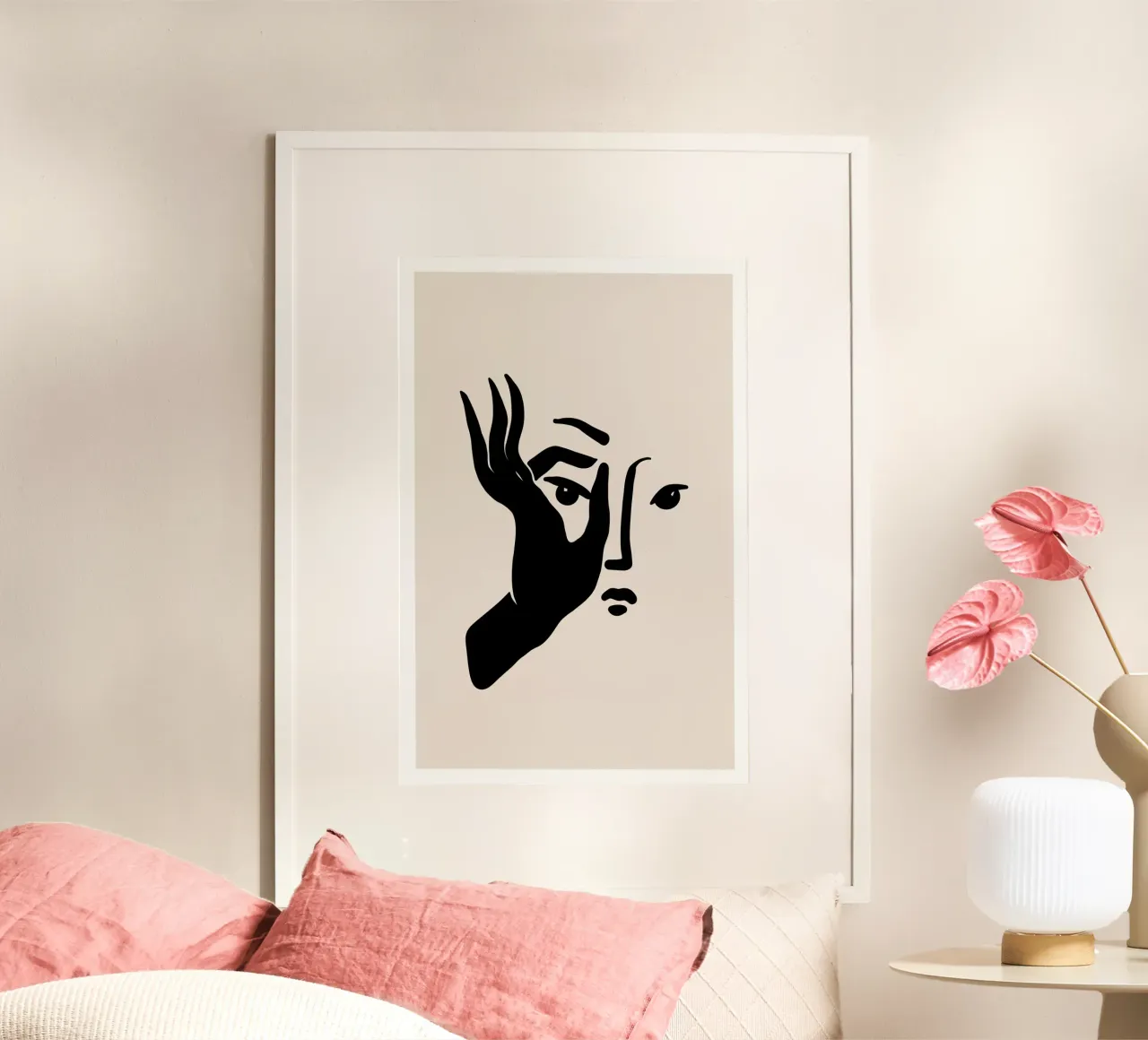 Look Closer poster con telaio in legno da treechild