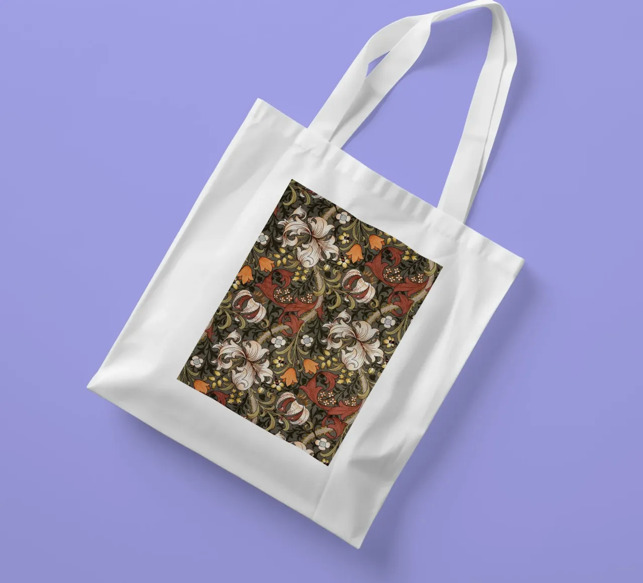Golden Lily III borsa in juta da lennytravers