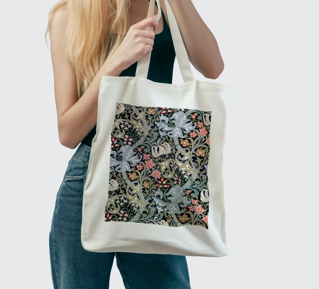 Golden Lily borsa in juta da lennytravers