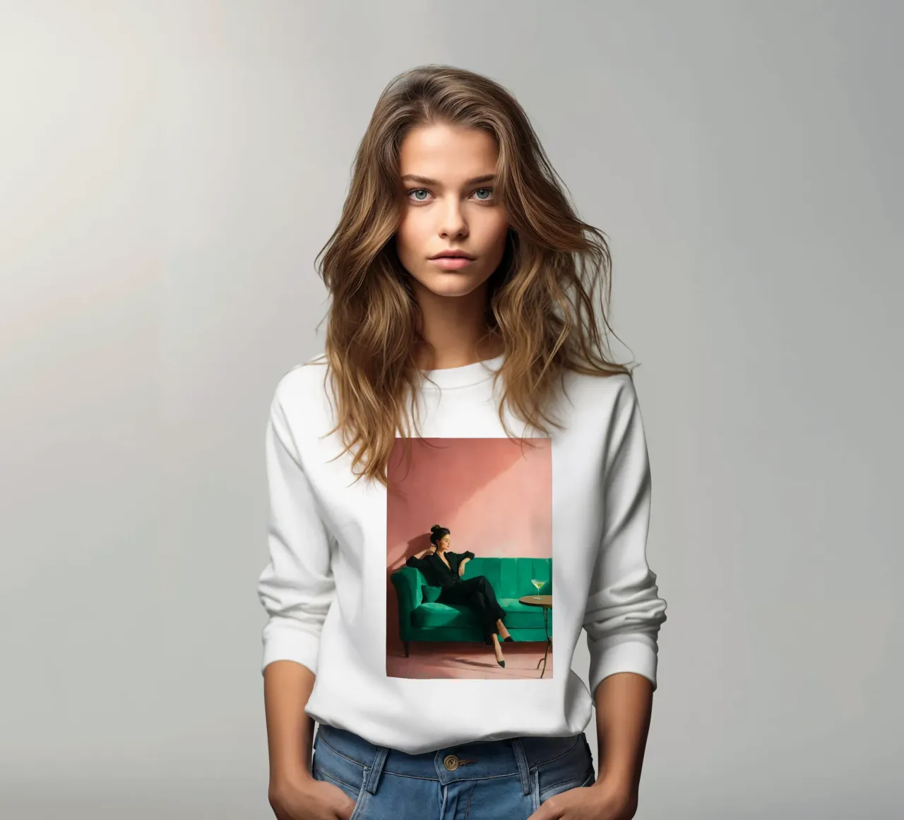 Velvet Pause I felpa da Clara August