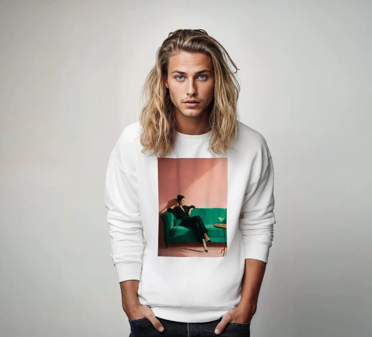 Velvet Pause I felpa da Clara August