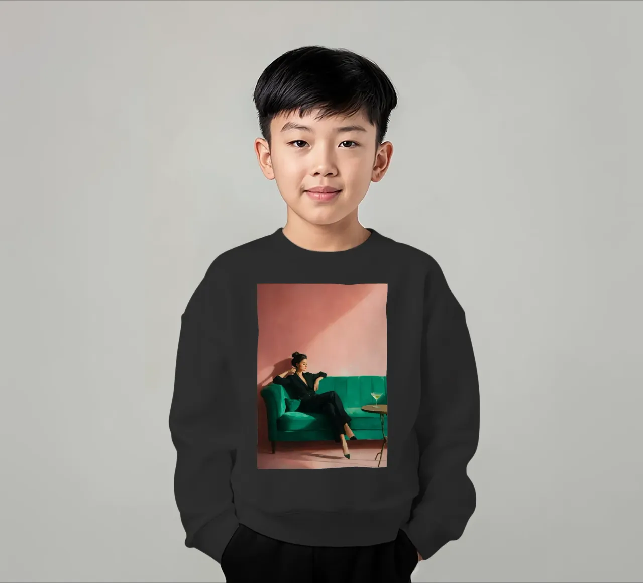 Velvet Pause I felpa bambino da Clara August