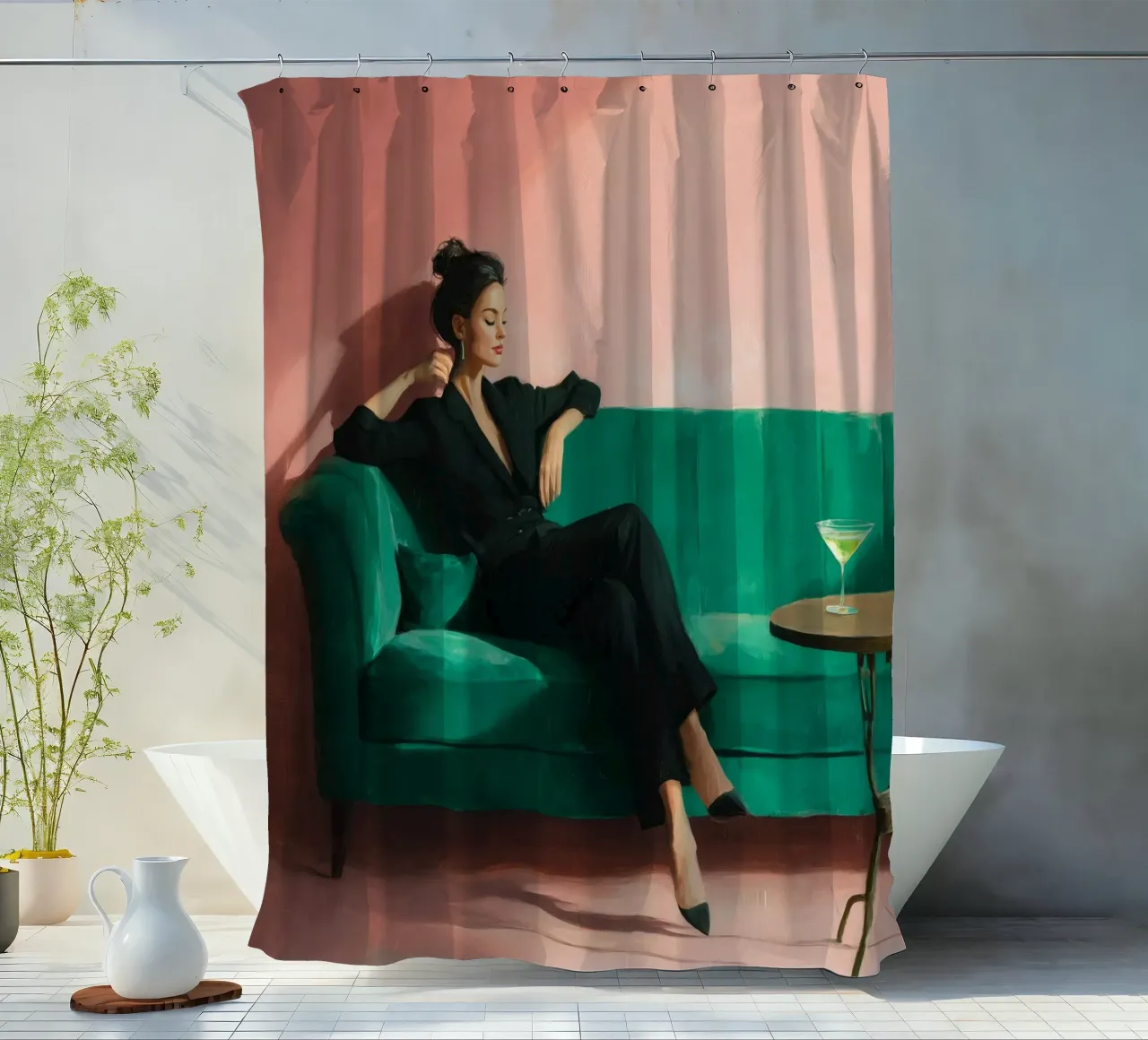 Velvet Pause I tenda da doccia da Clara August
