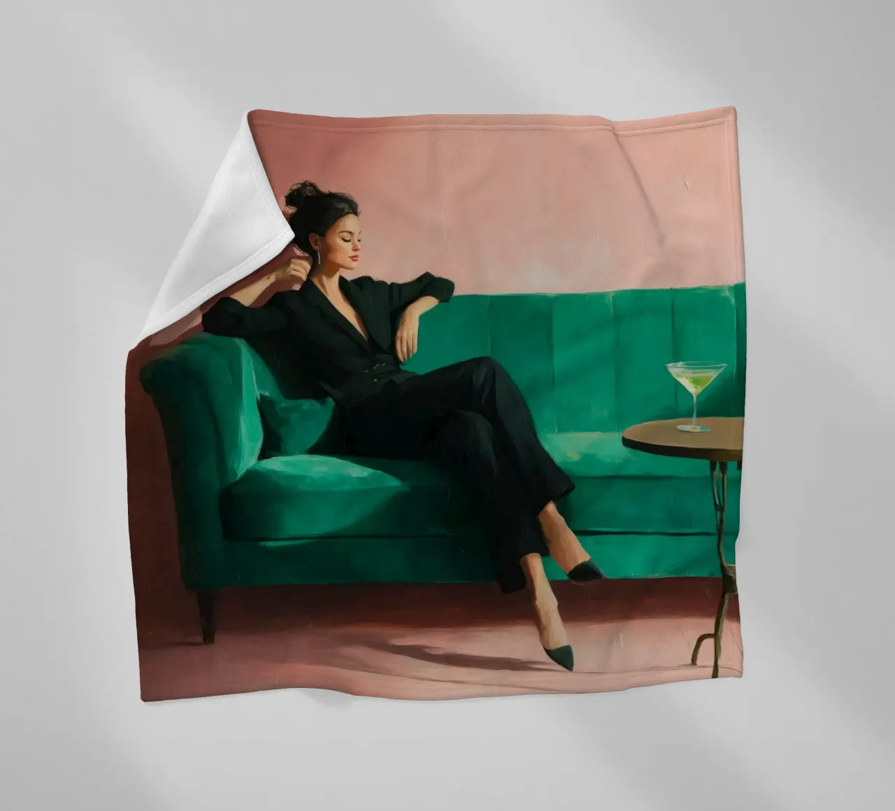 Velvet Pause I coperta in pile da Clara August