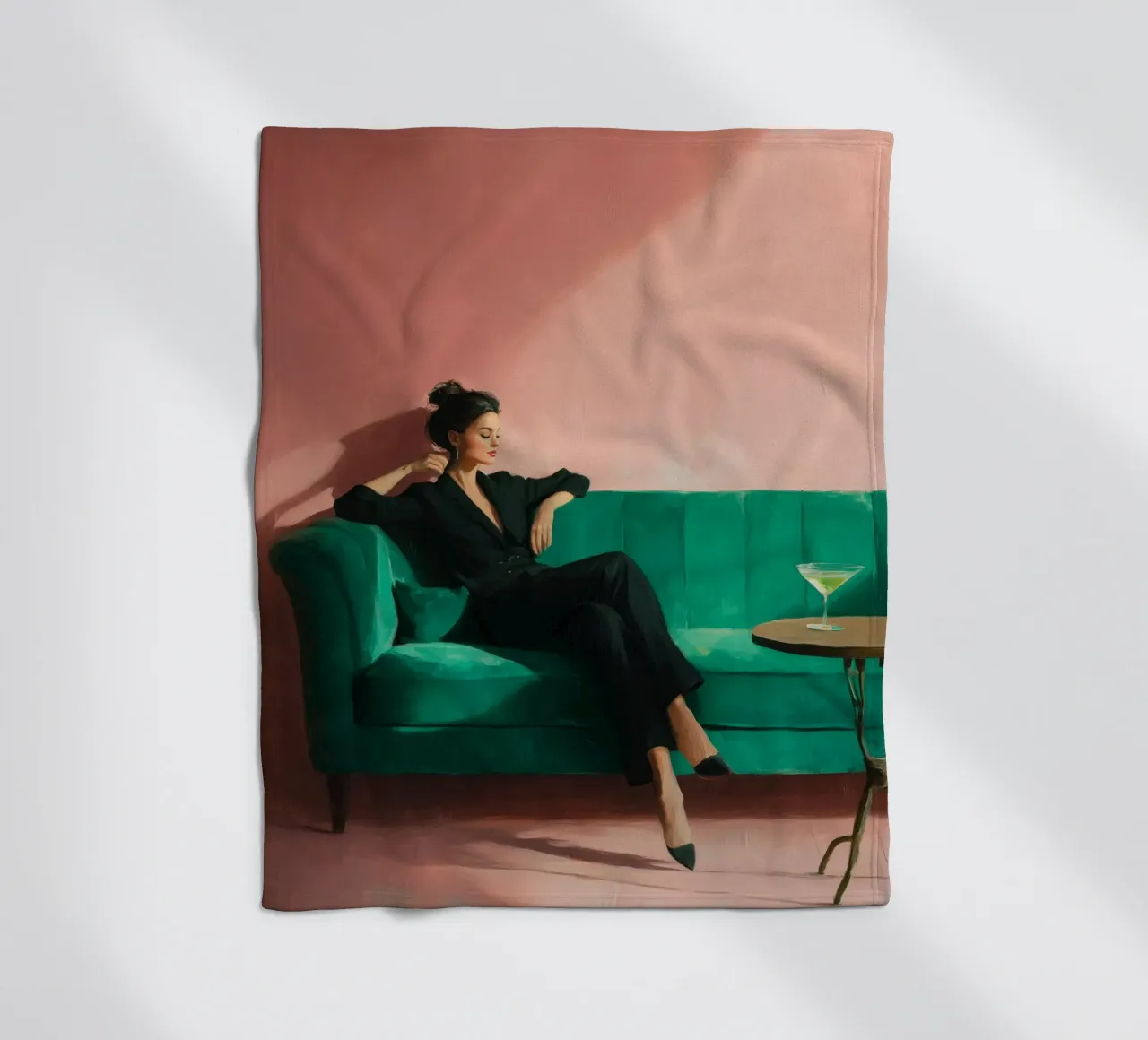 Velvet Pause I coperta in pile da Clara August