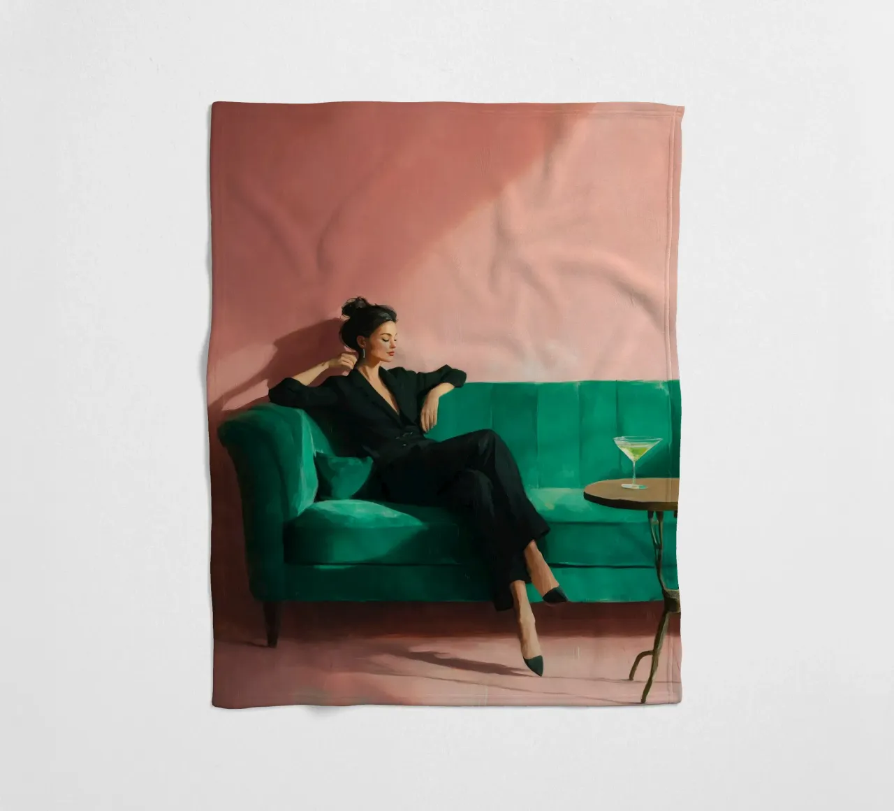 Velvet Pause I coperta in pile da Clara August