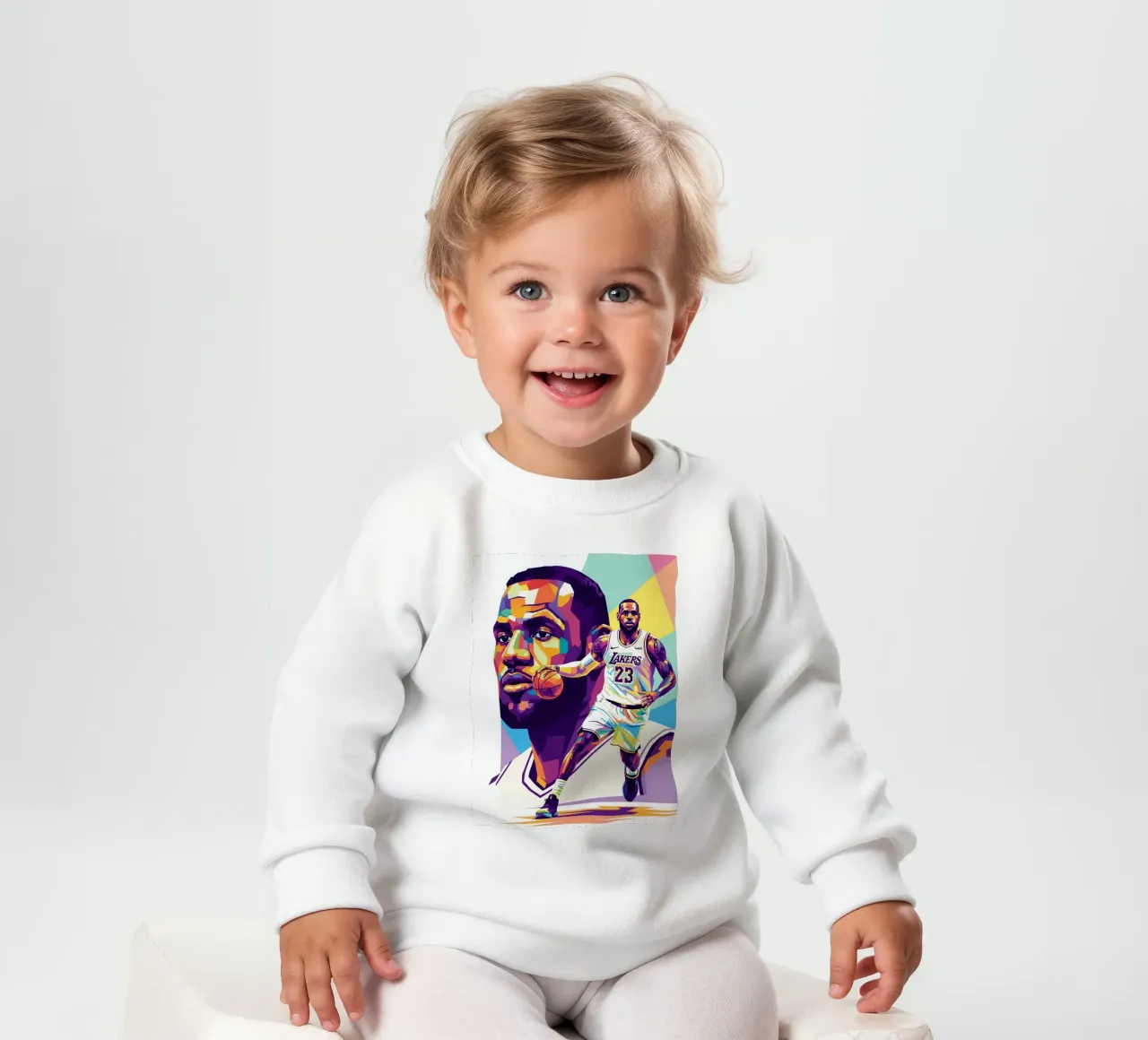 Lebron James-WPAP art style felpa neonato da Hantamrata