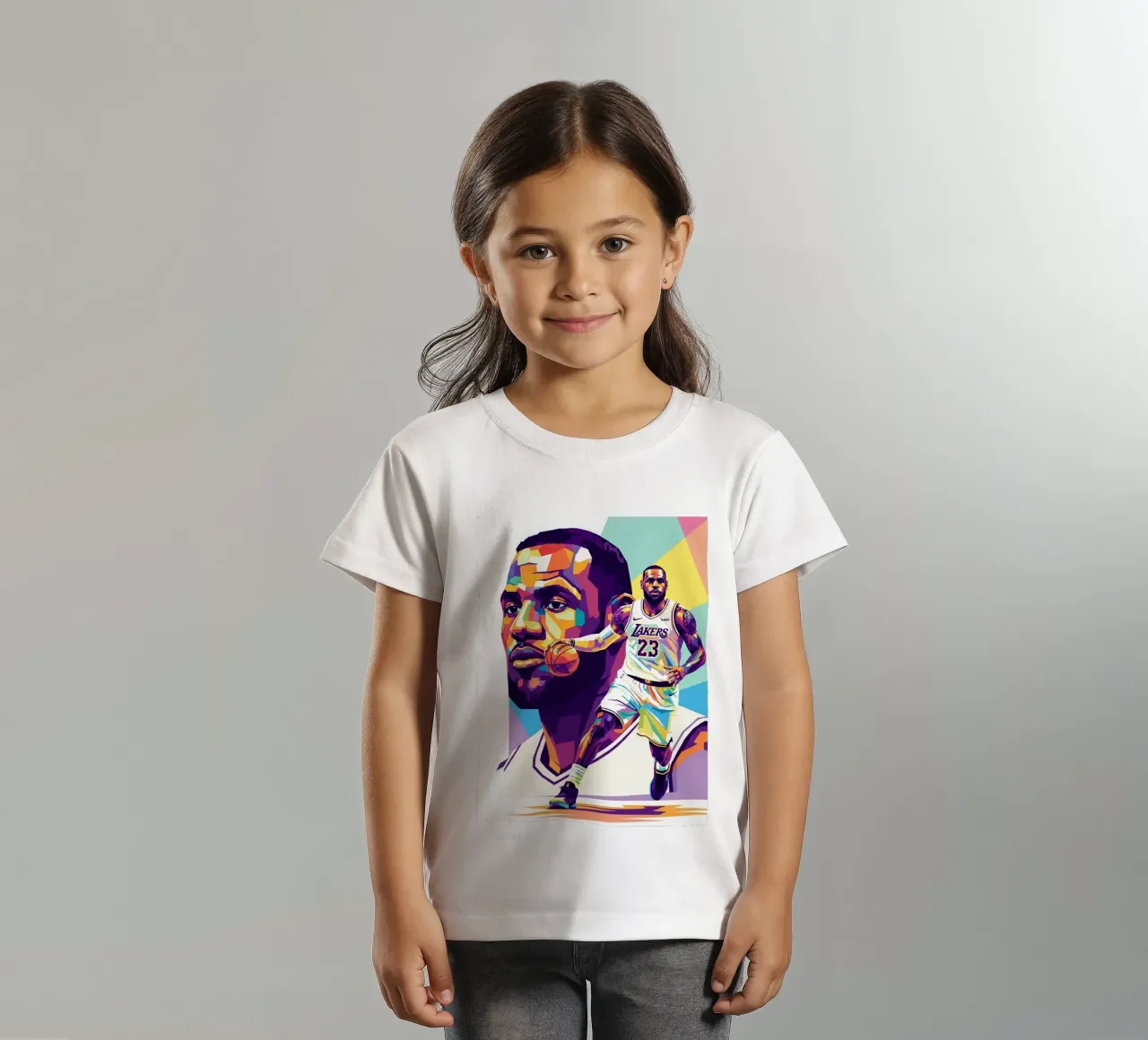 Lebron James-WPAP art style t-shirt bambini da Hantamrata