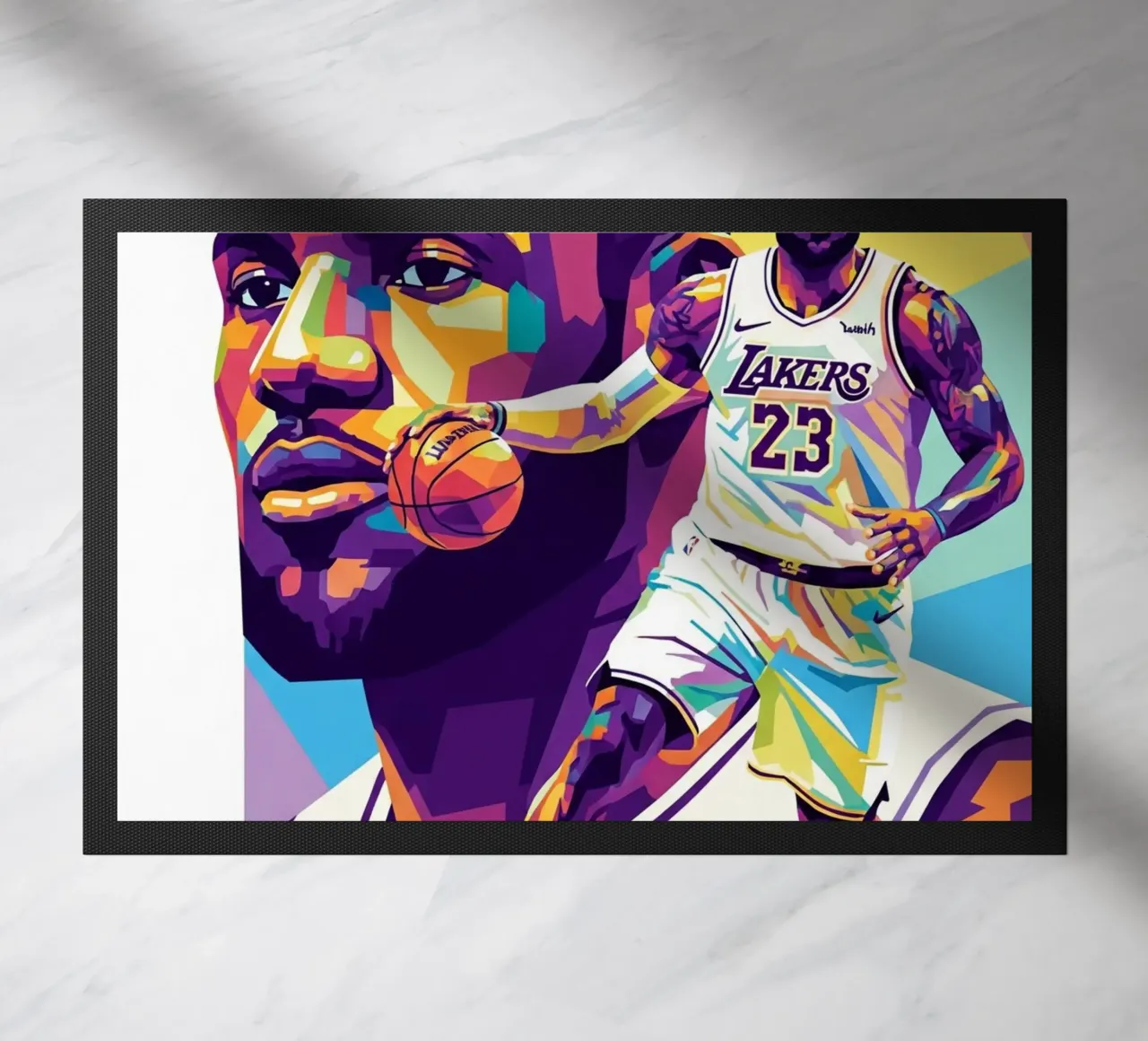 Lebron James-WPAP art style zerbino da Hantamrata