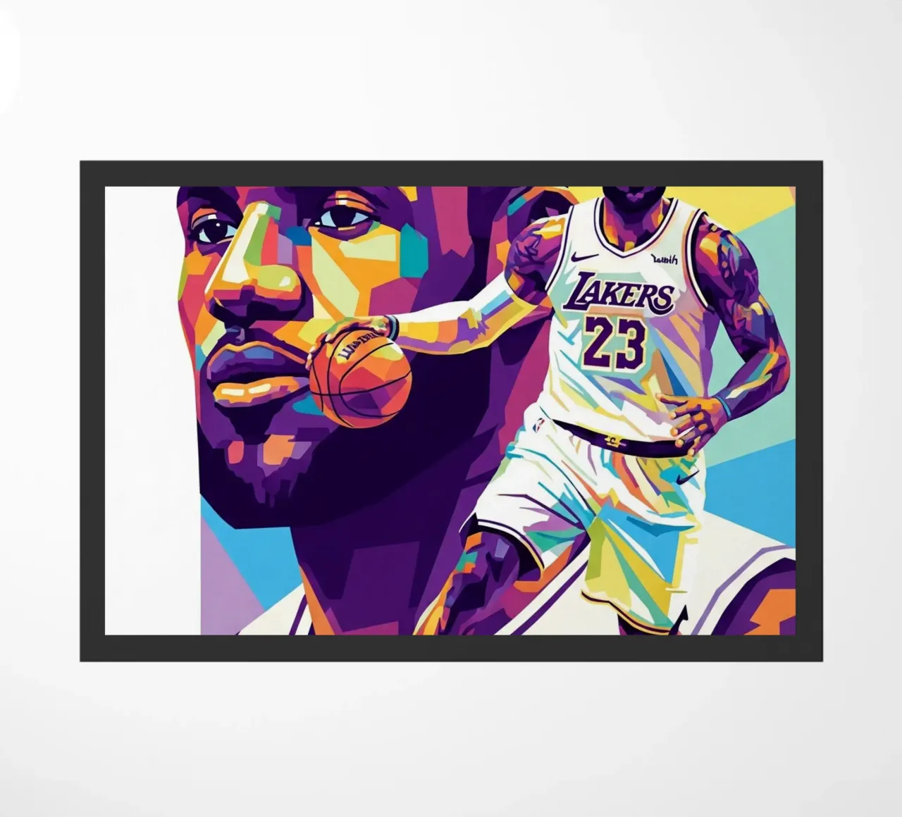 Lebron James-WPAP art style zerbino da Hantamrata