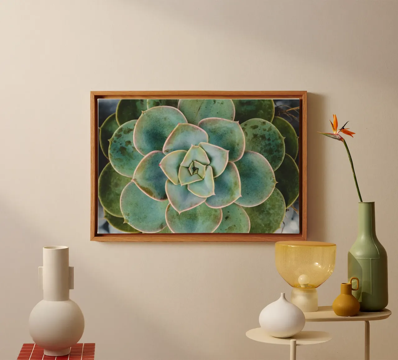 Simmetria in fiore tela da StillVibe Home