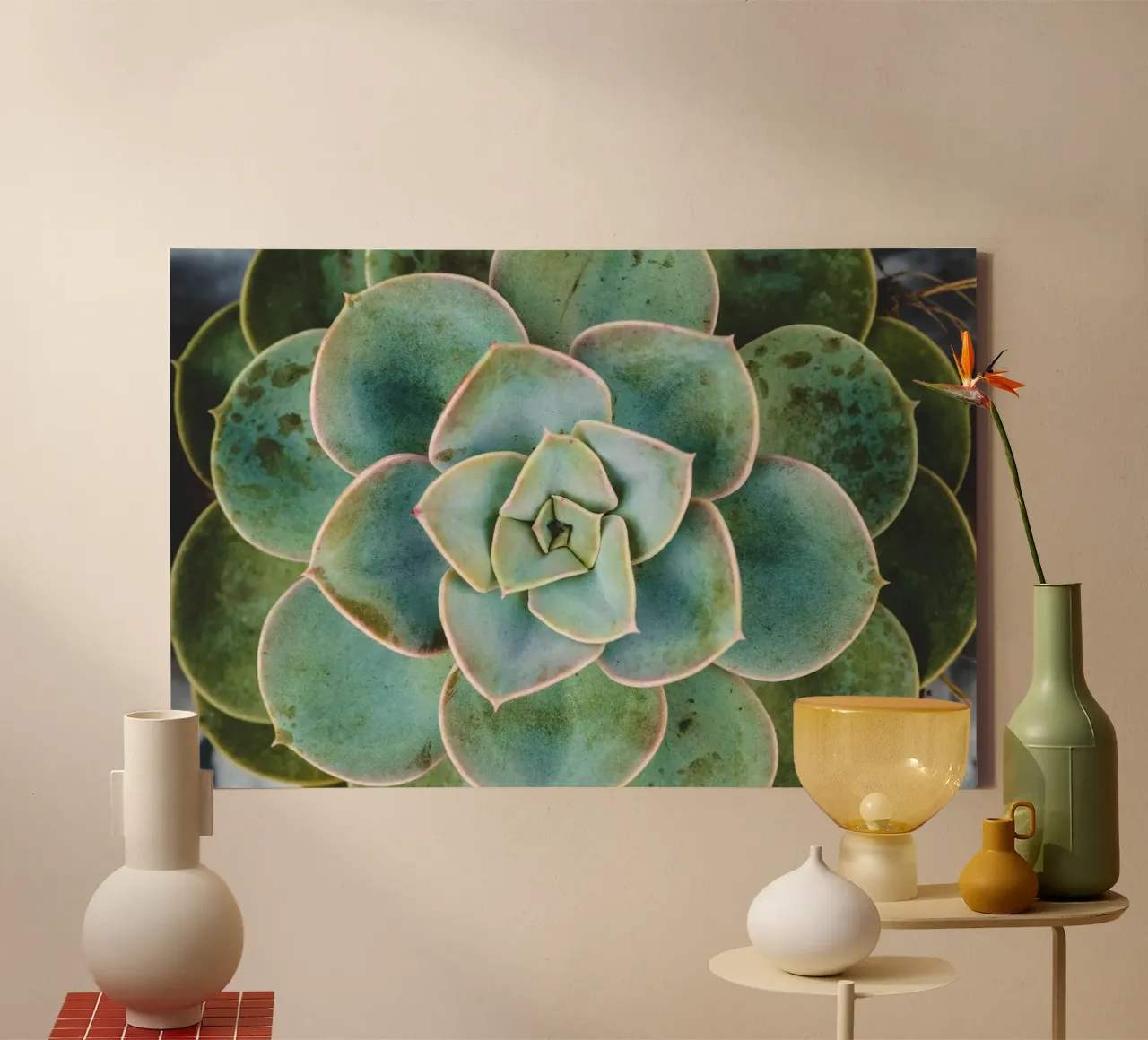 Simmetria in fiore tela da StillVibe Home