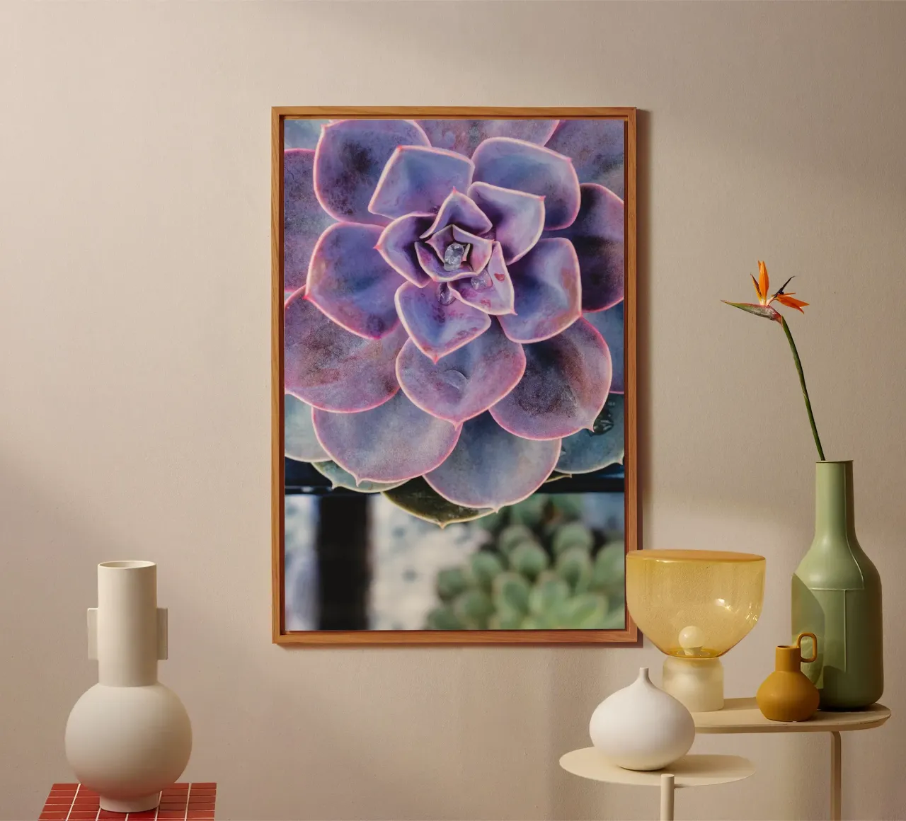 Simmetria in fiore alluminio dibond da StillVibe Home