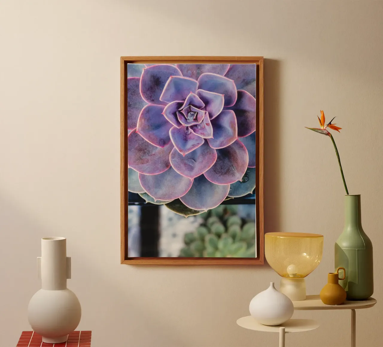 Simmetria in fiore tela da StillVibe Home