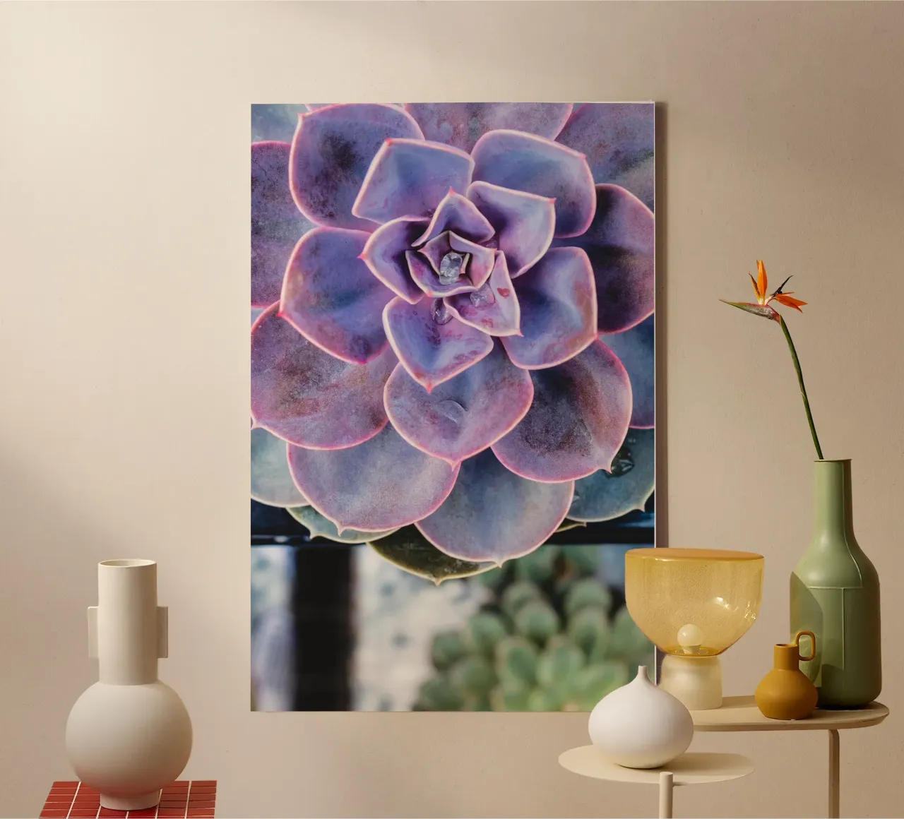 Simmetria in fiore tela da StillVibe Home