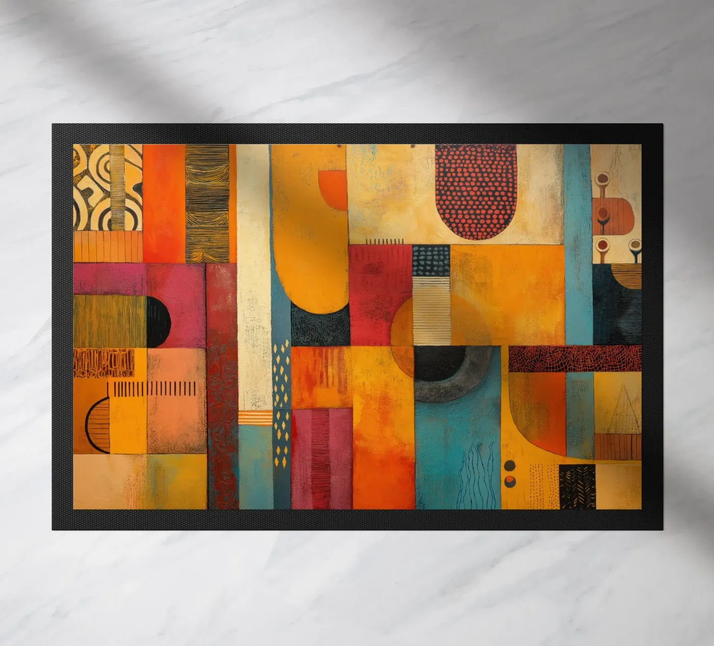 Abstract Afrika deurmat van Pictura