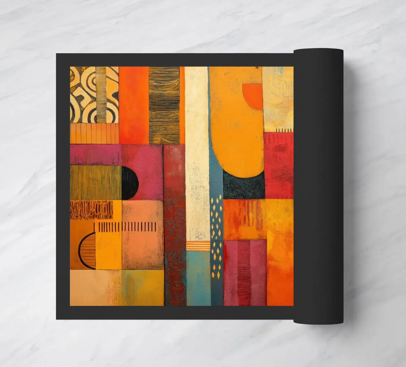 Abstract Afrika deurmat van Pictura