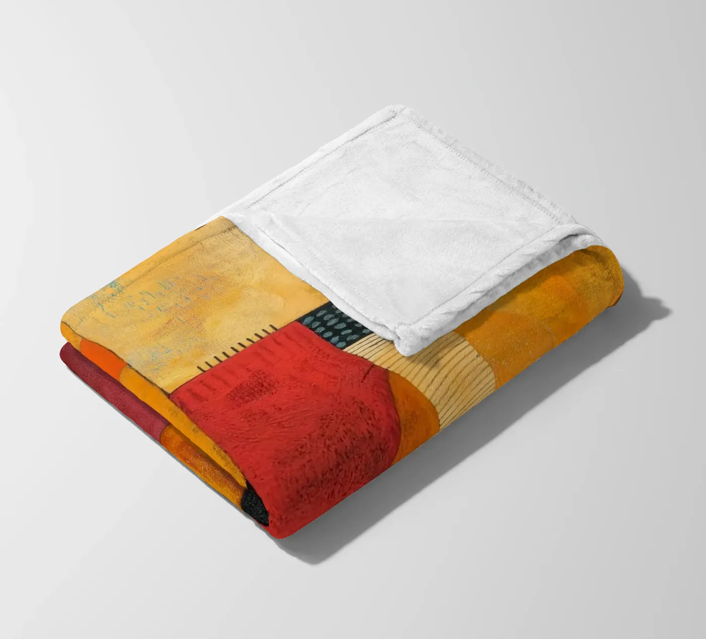 Abstract Afrika fleecedeken van Pictura