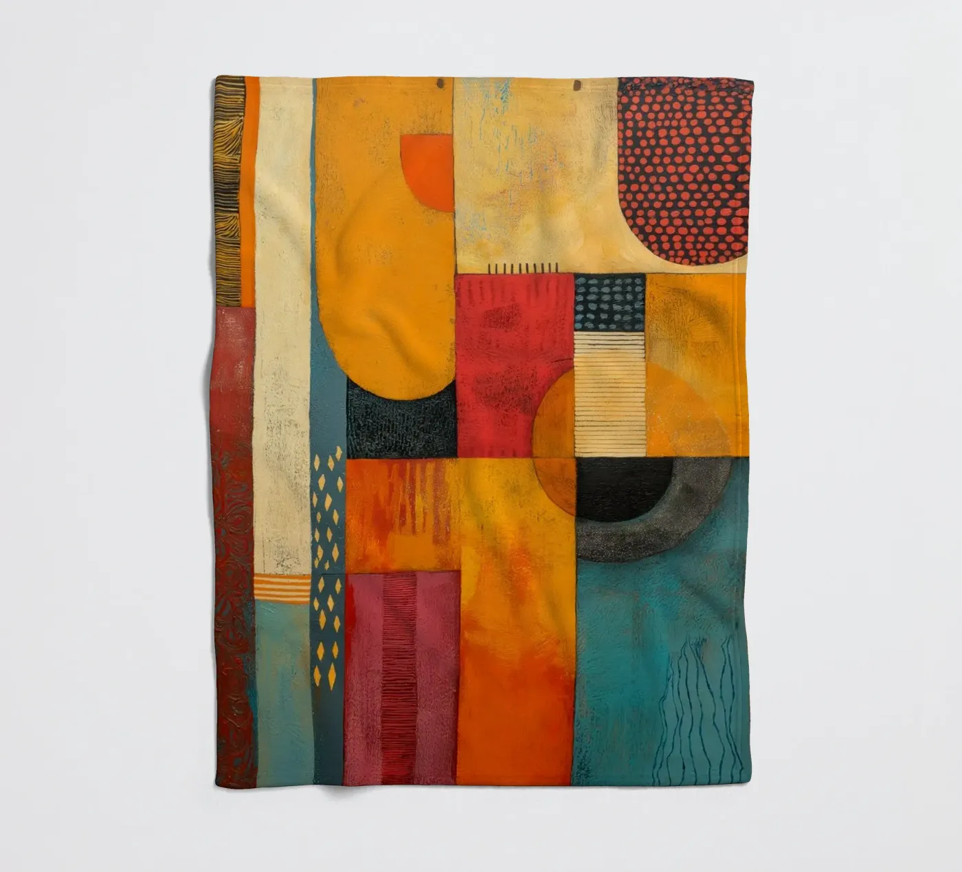 Abstract Afrika fleecedeken van Pictura