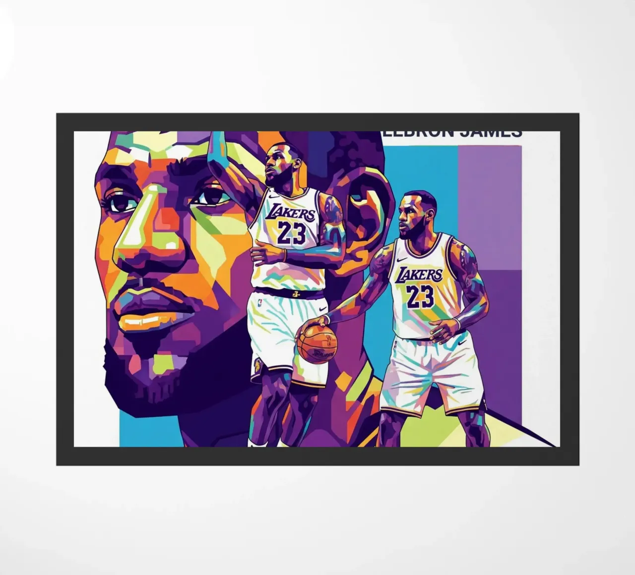Lebron James-WPAP art style 2 zerbino da Hantamrata