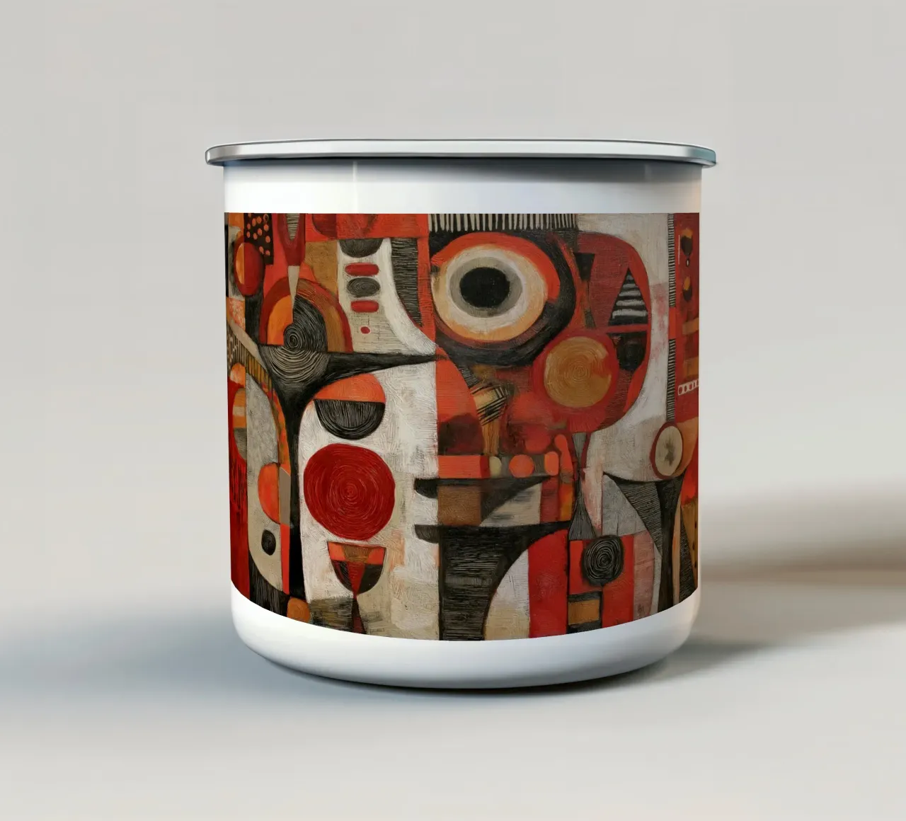 Afrika astratto tazza in smalto da Pictura