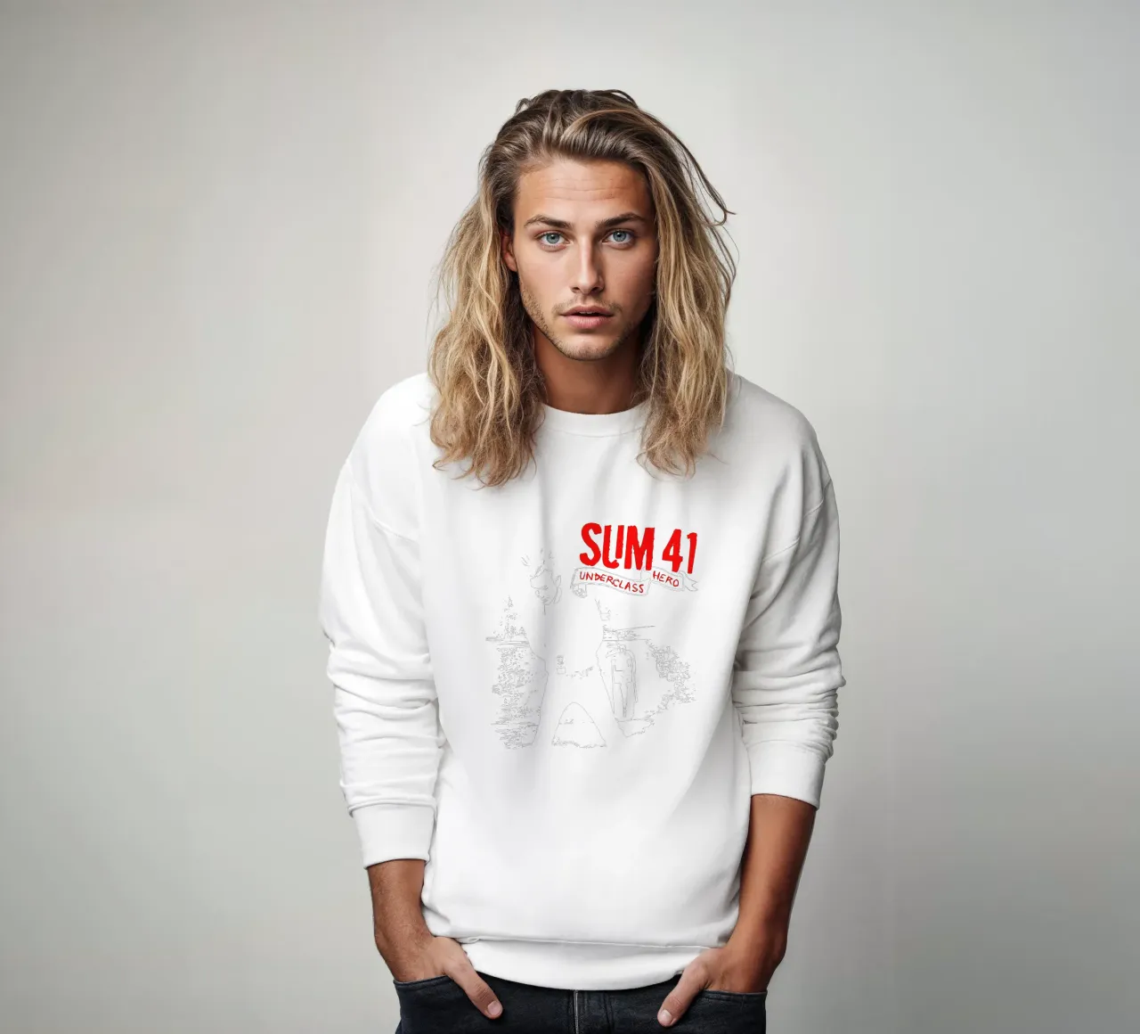 Felpa classica Underclass Hero by SUM 41 felpa da chasersonlyapparel