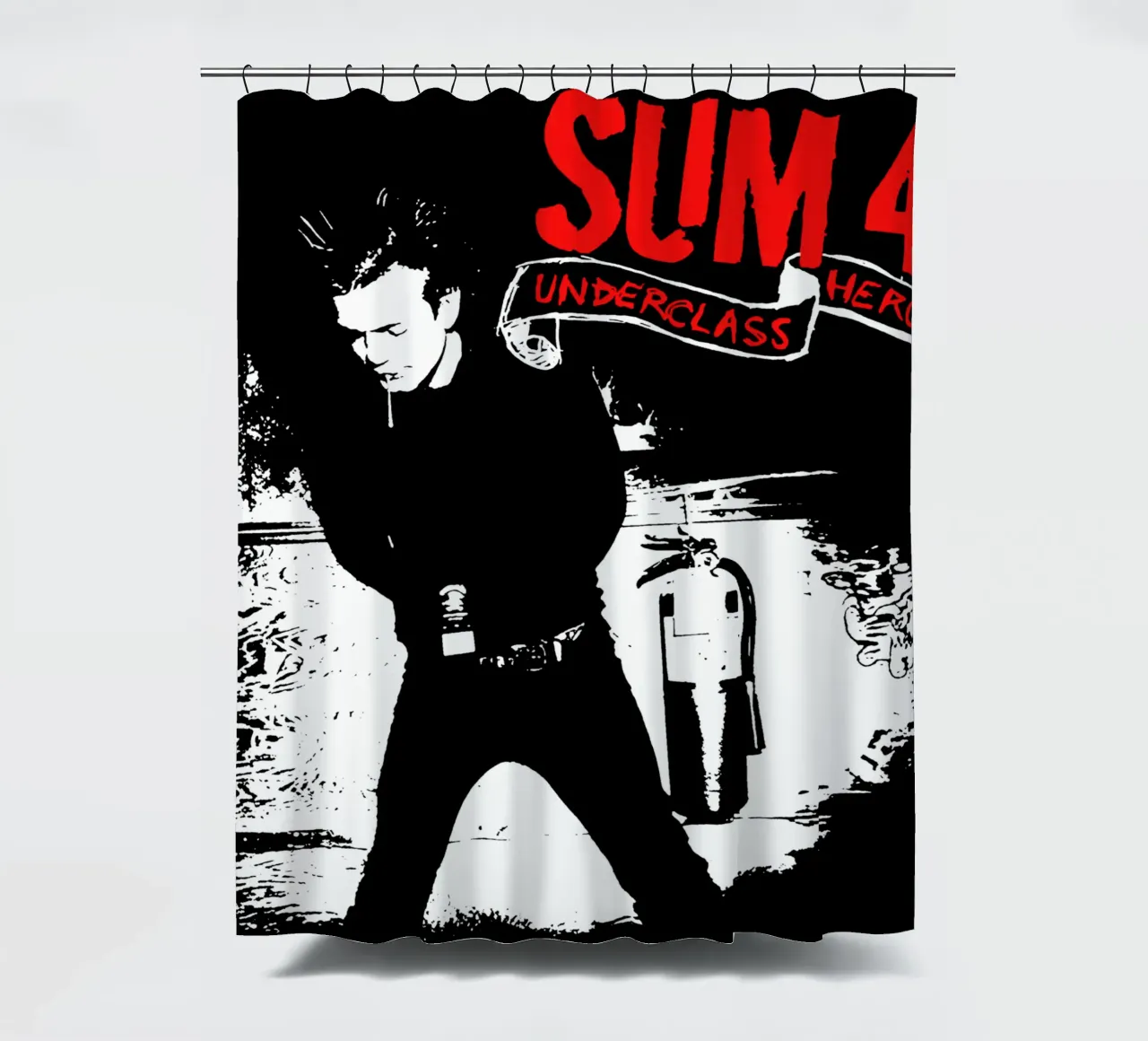Felpa classica Underclass Hero by SUM 41 tenda da doccia da chasersonlyapparel