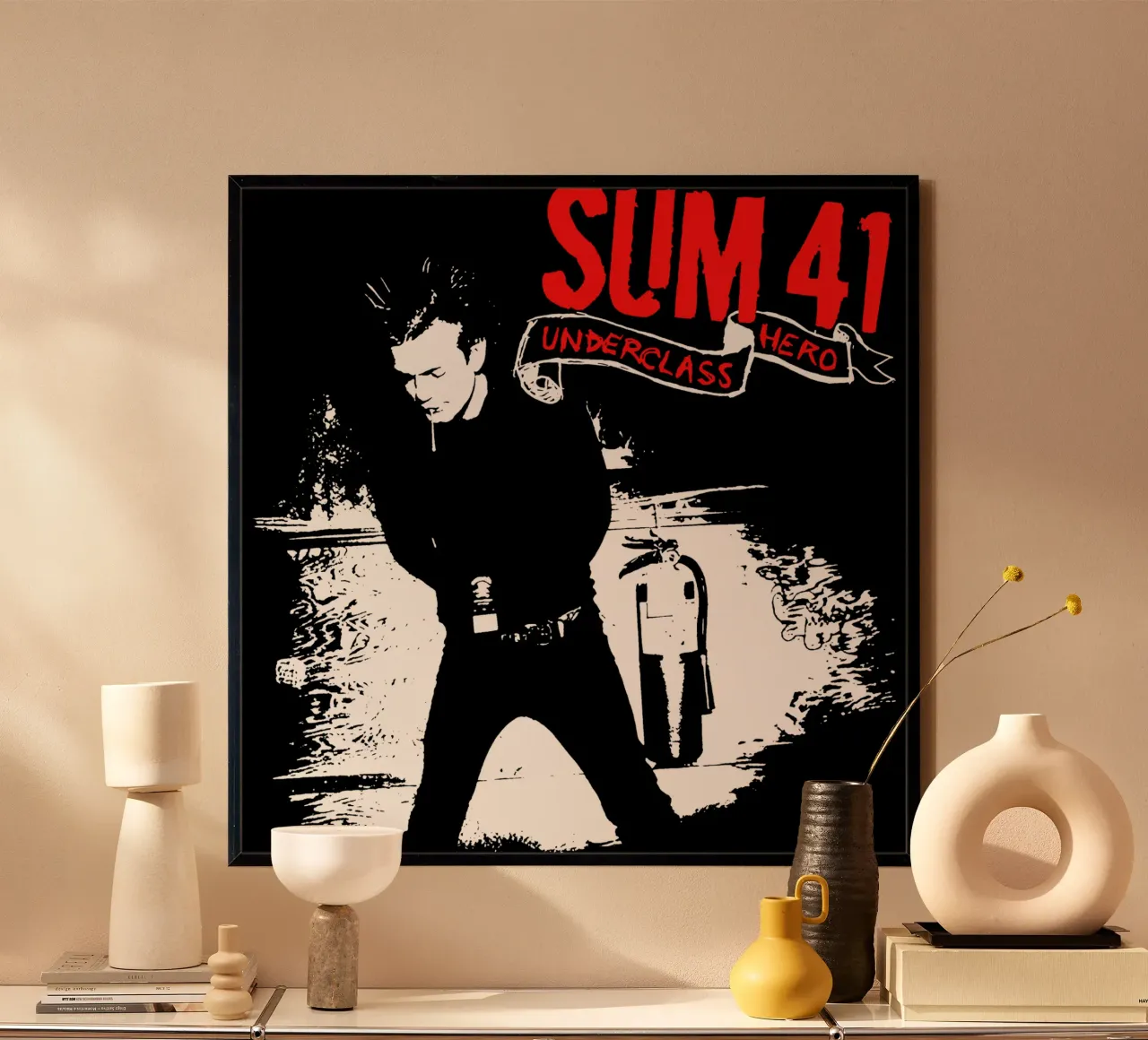 Felpa classica Underclass Hero by SUM 41 poster da chasersonlyapparel