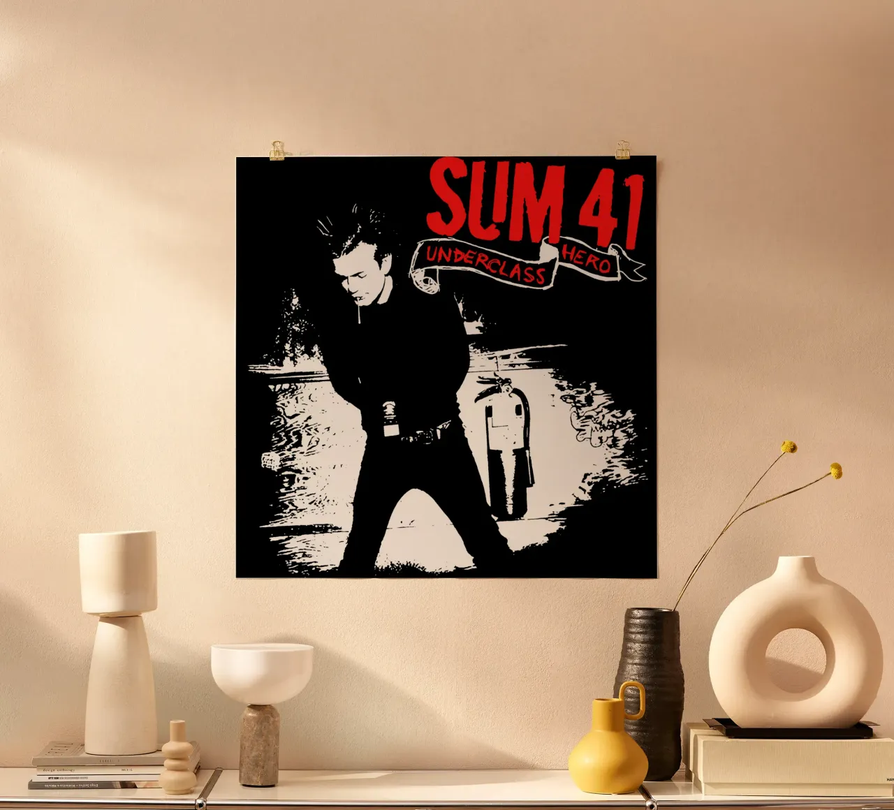 Felpa classica Underclass Hero by SUM 41 poster da chasersonlyapparel