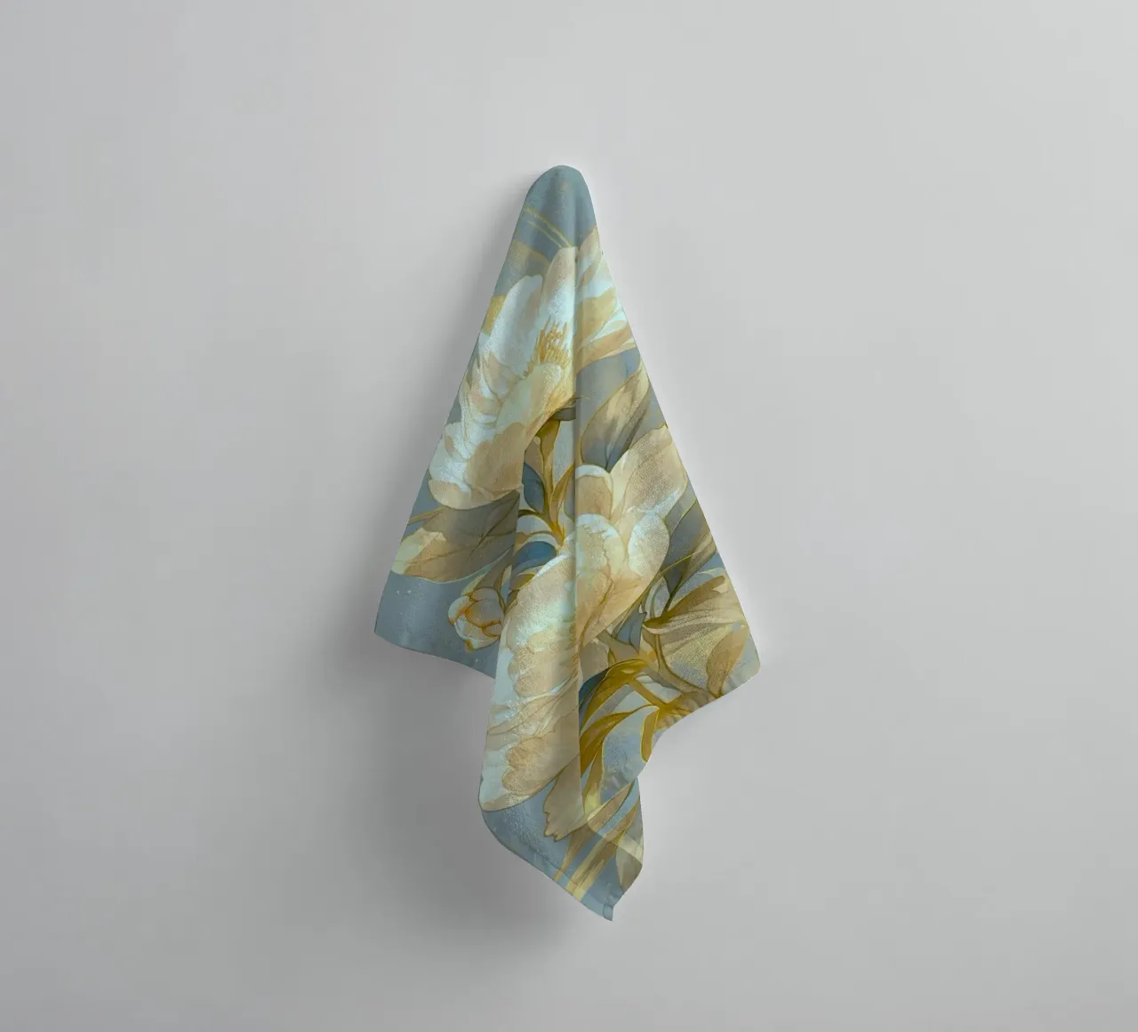 flowers peonies towel by Histrol