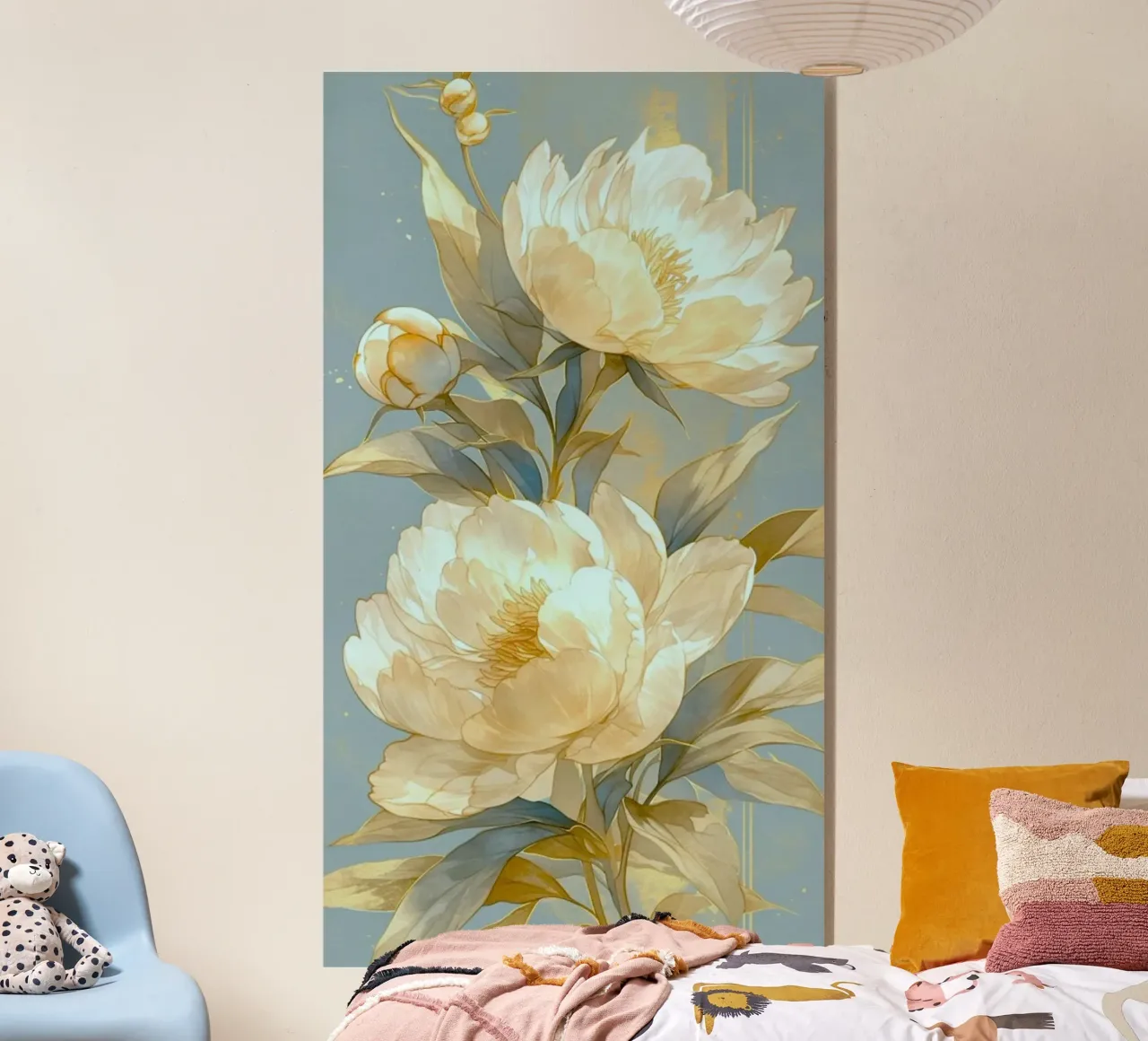 flowers peonies plexiglass da Histrol