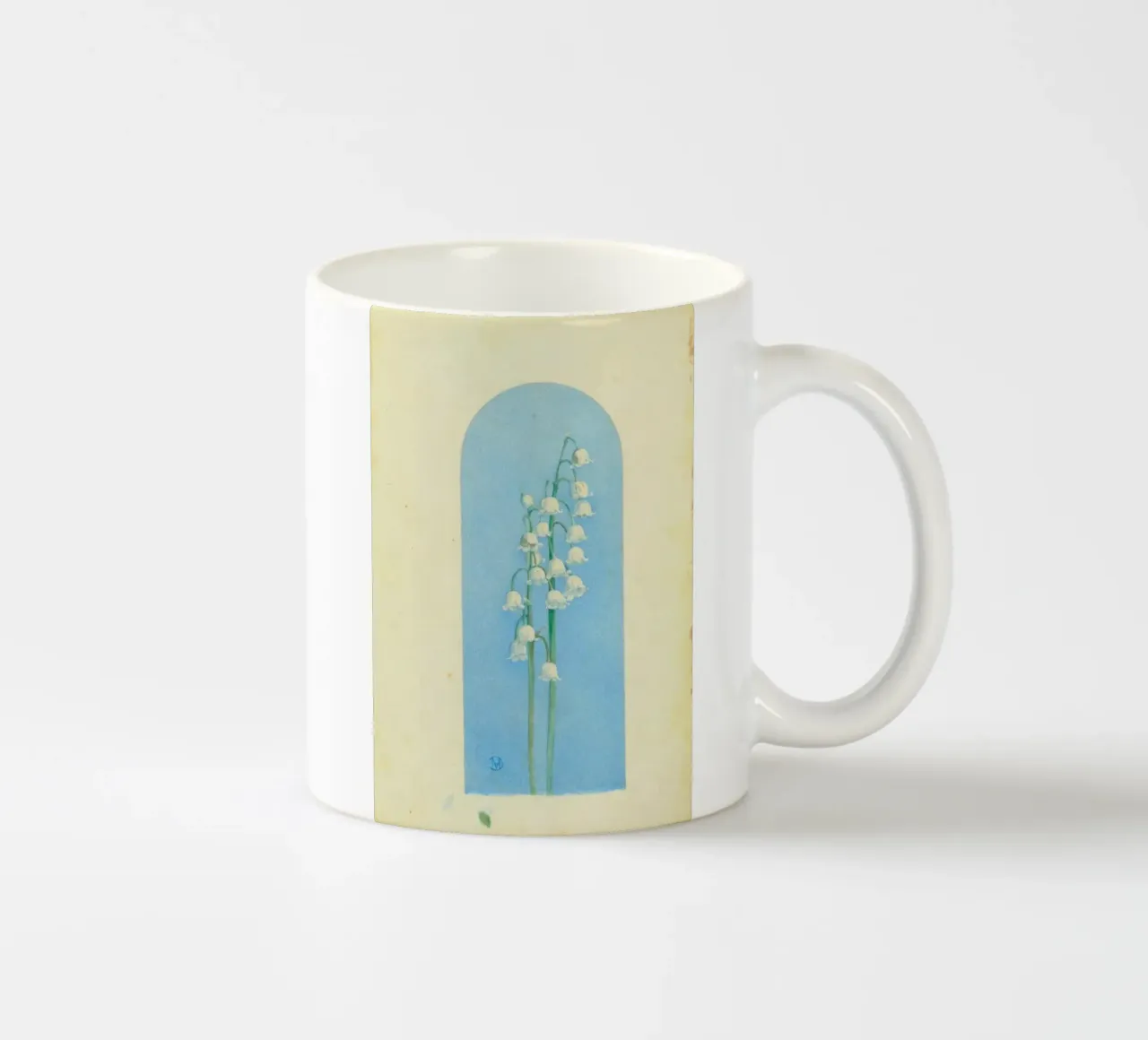 lily of the valley tazza in ceramica da Histrol