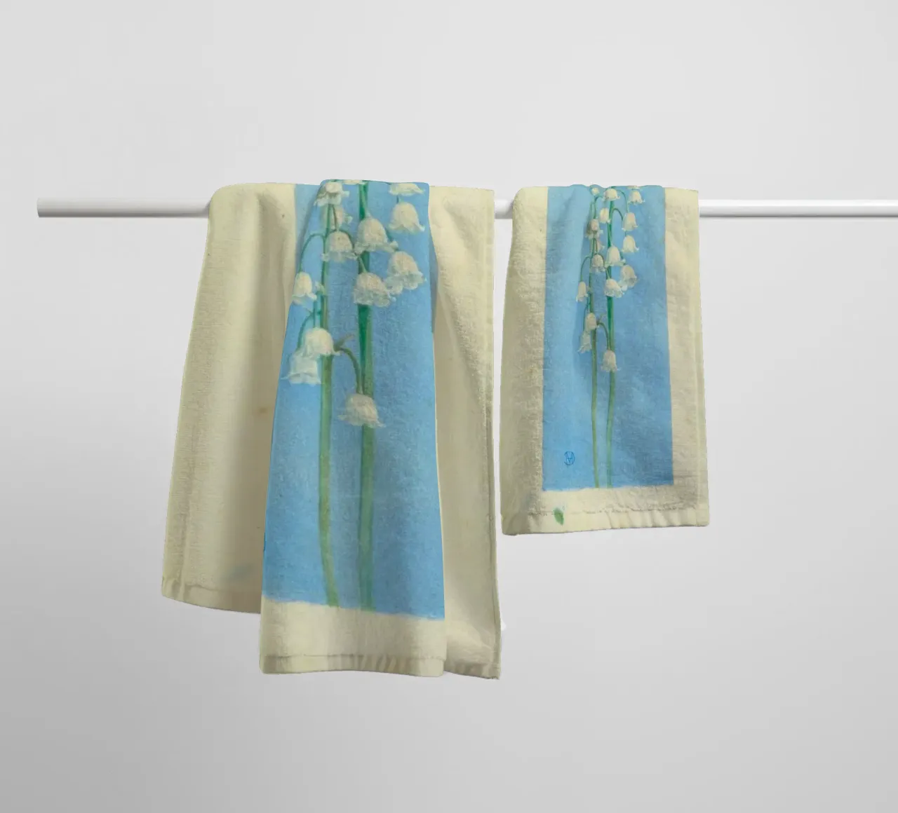 lily of the valley asciugamano da bagno da Histrol