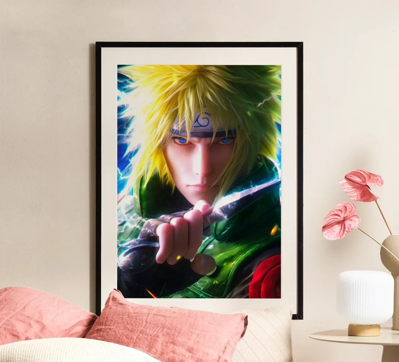 Minato Naruto Anime carta hahnemühle da Fleur de Lys