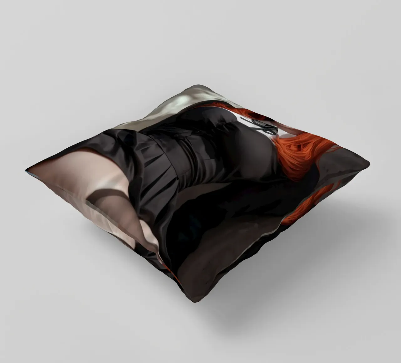 Makima Chainsaw Man Anime decorative cushion by Fleur de Lys