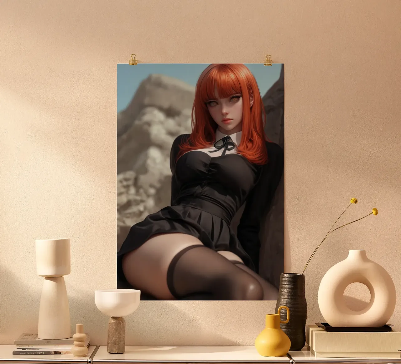 Makima Chainsaw Man Anime poster by Fleur de Lys