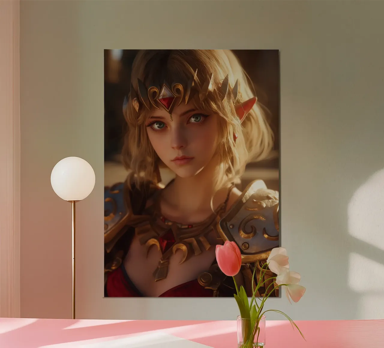 Principessa Zelda alluminio dibond da Fleur de Lys