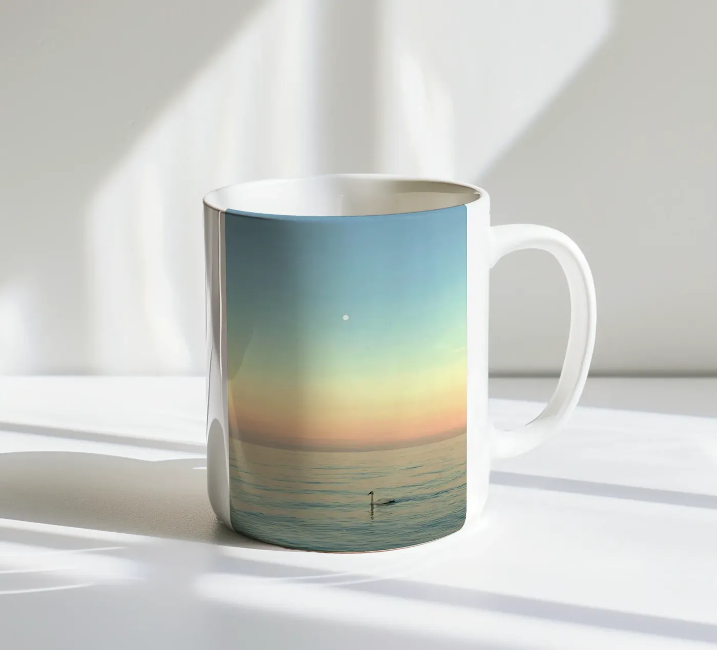 reflection serenity ceramic mug by prindy