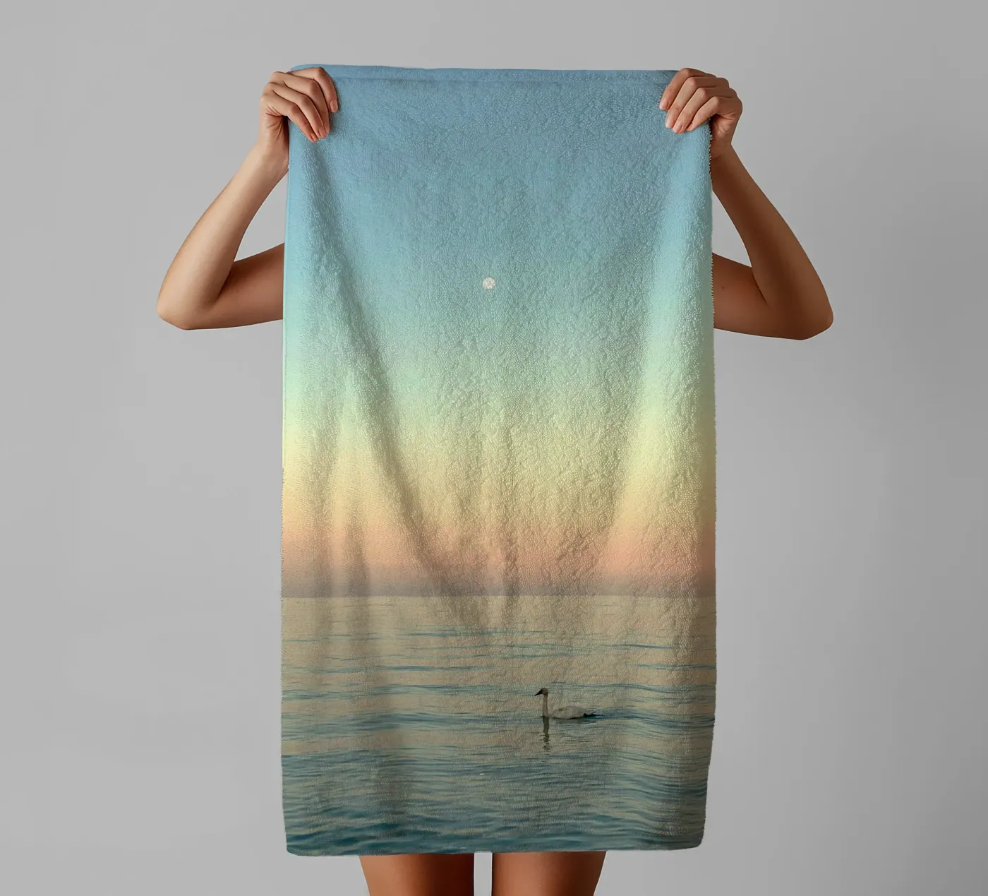 reflection serenity badhanddoek van prindy