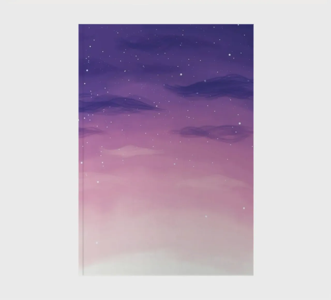 dreamy purple notebook by Histrol