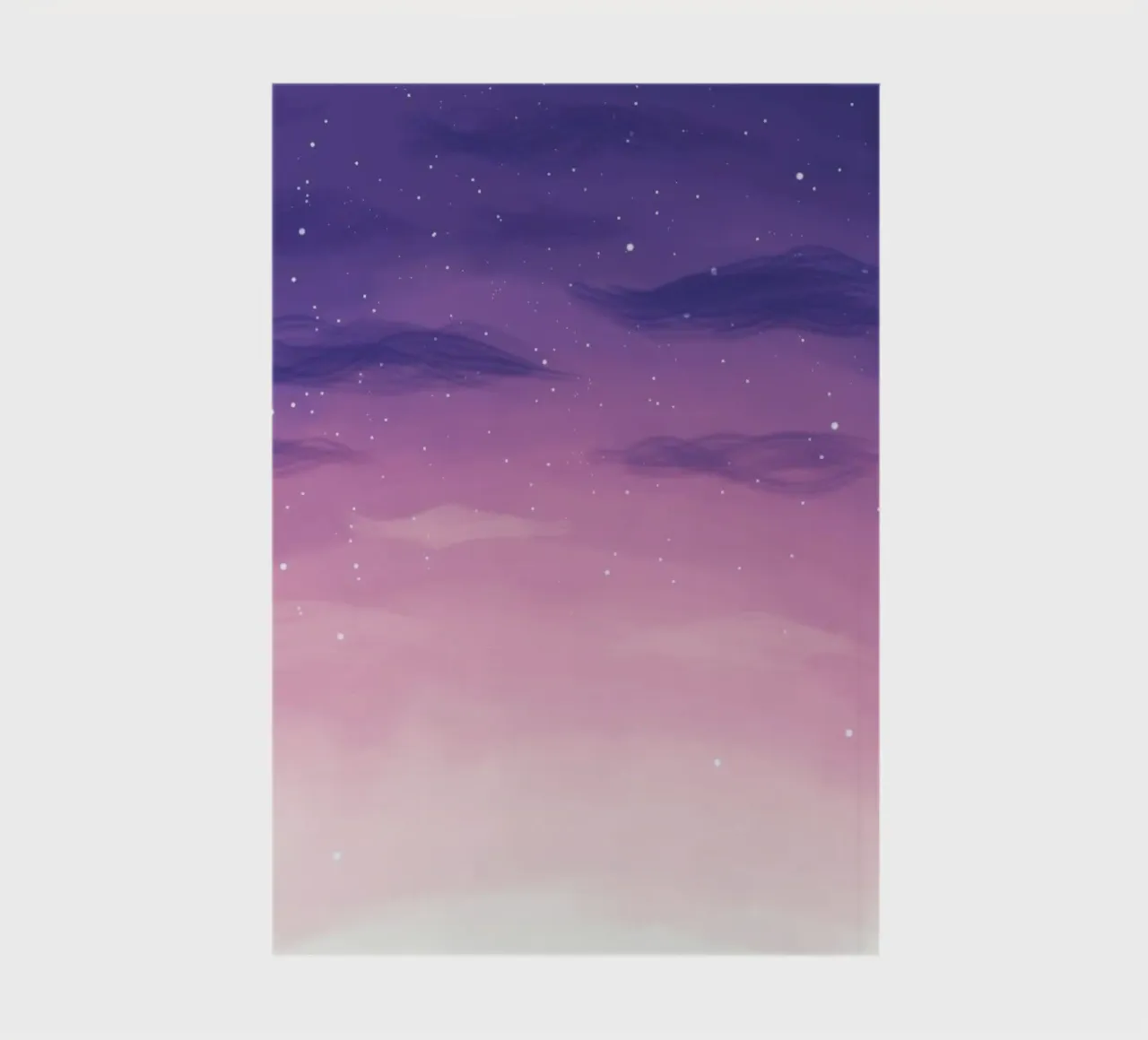 dreamy purple notebook by Histrol
