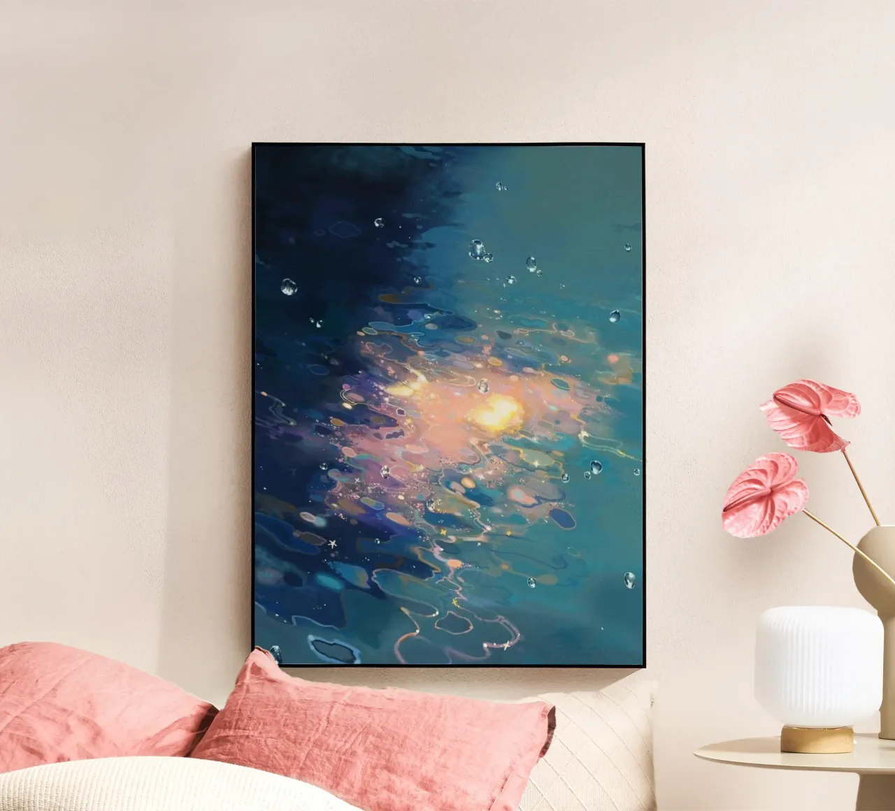 luminescence surface acrylic glass by Histrol