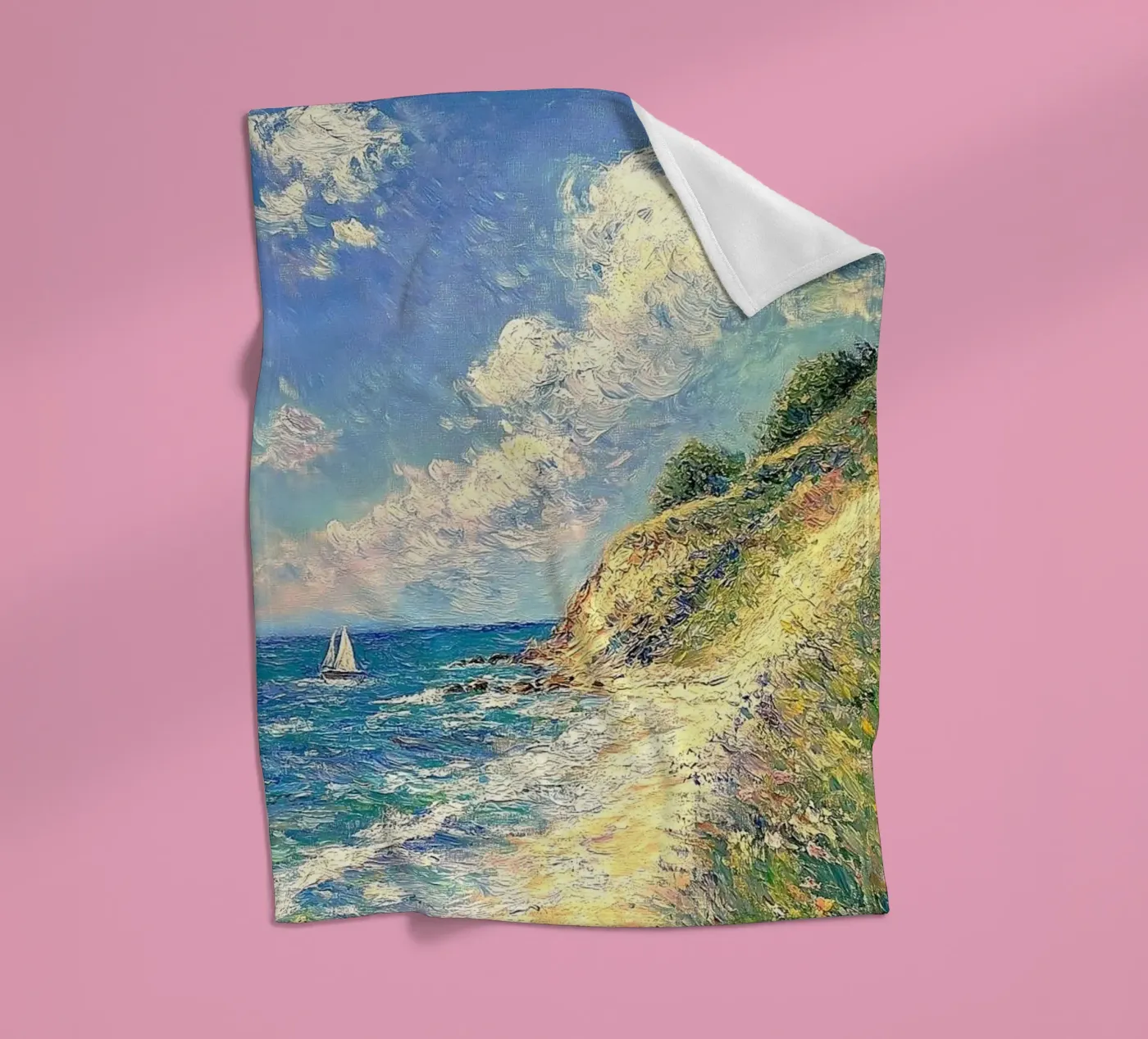 waves cliff Fleecedecke von prindy