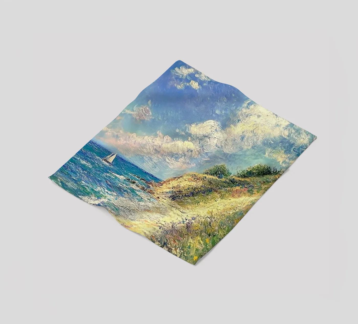 waves cliff coperta in pile da prindy