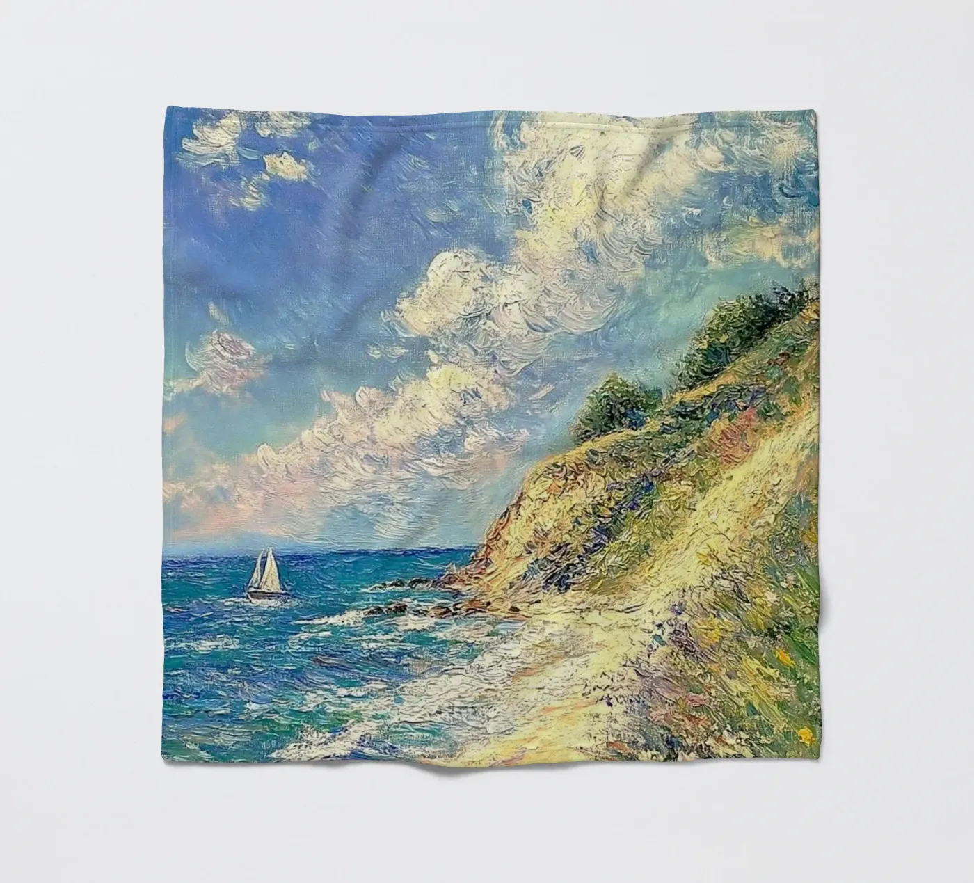waves cliff coperta in pile da prindy