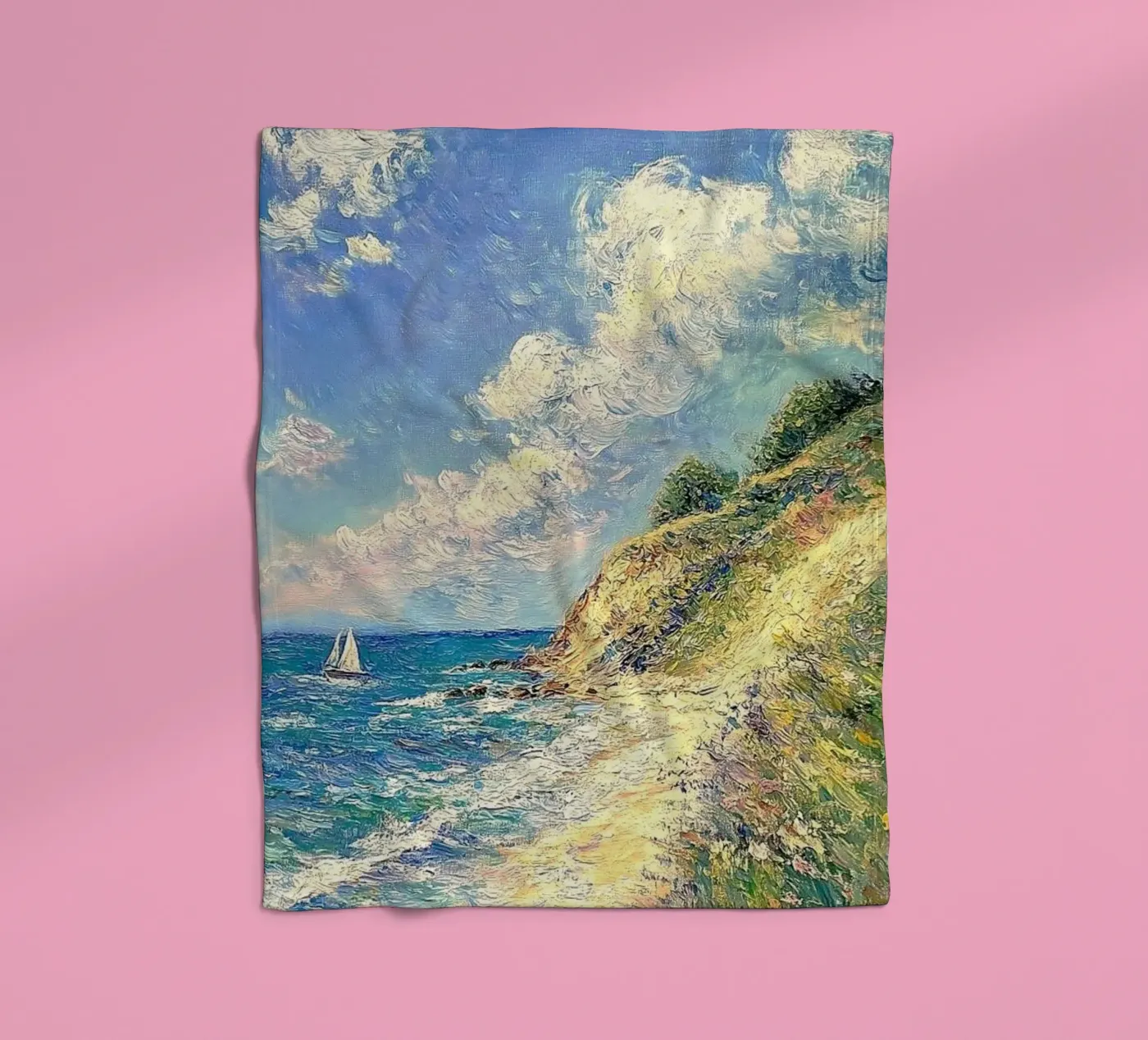 waves cliff Fleecedecke von prindy