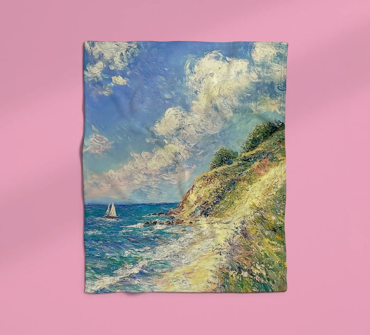 waves cliff coperta in pile da prindy