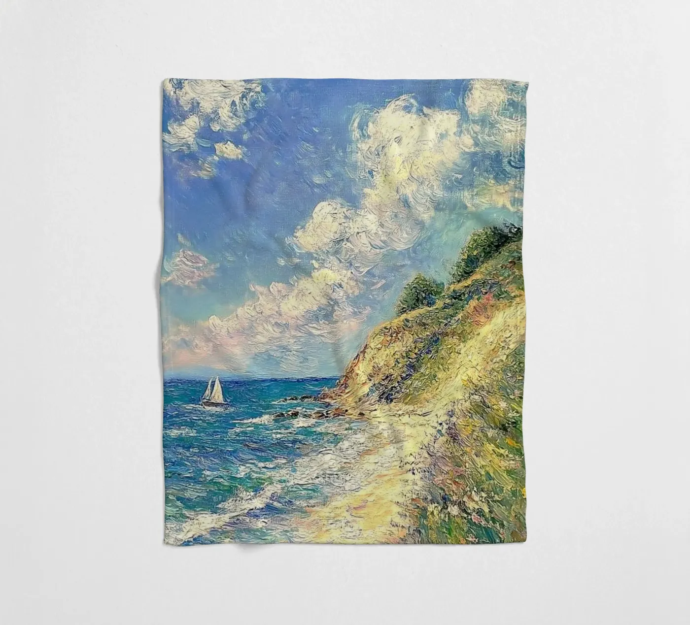 waves cliff coperta in pile da prindy